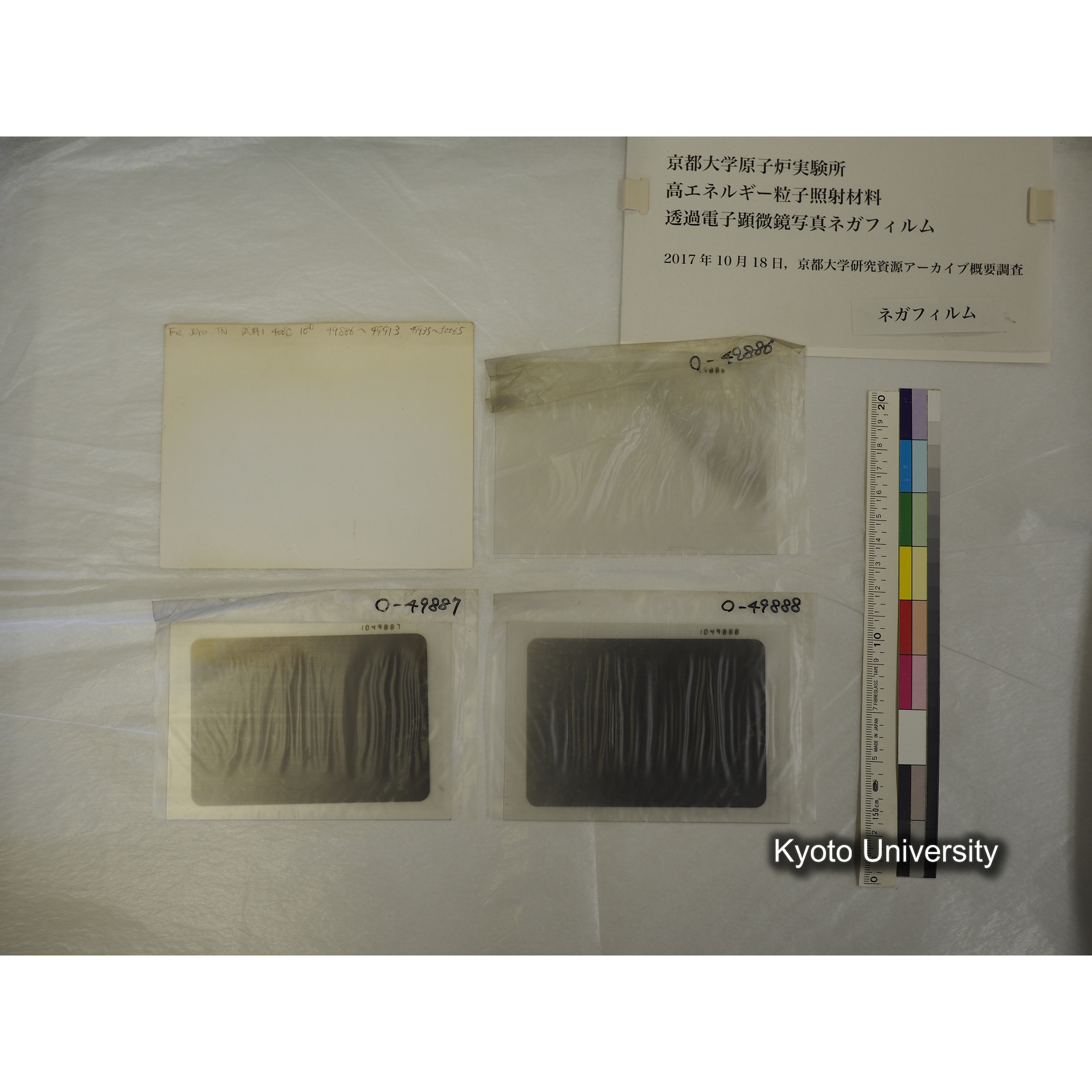 透過電子顕微鏡写真(ネガフィルム). (2)