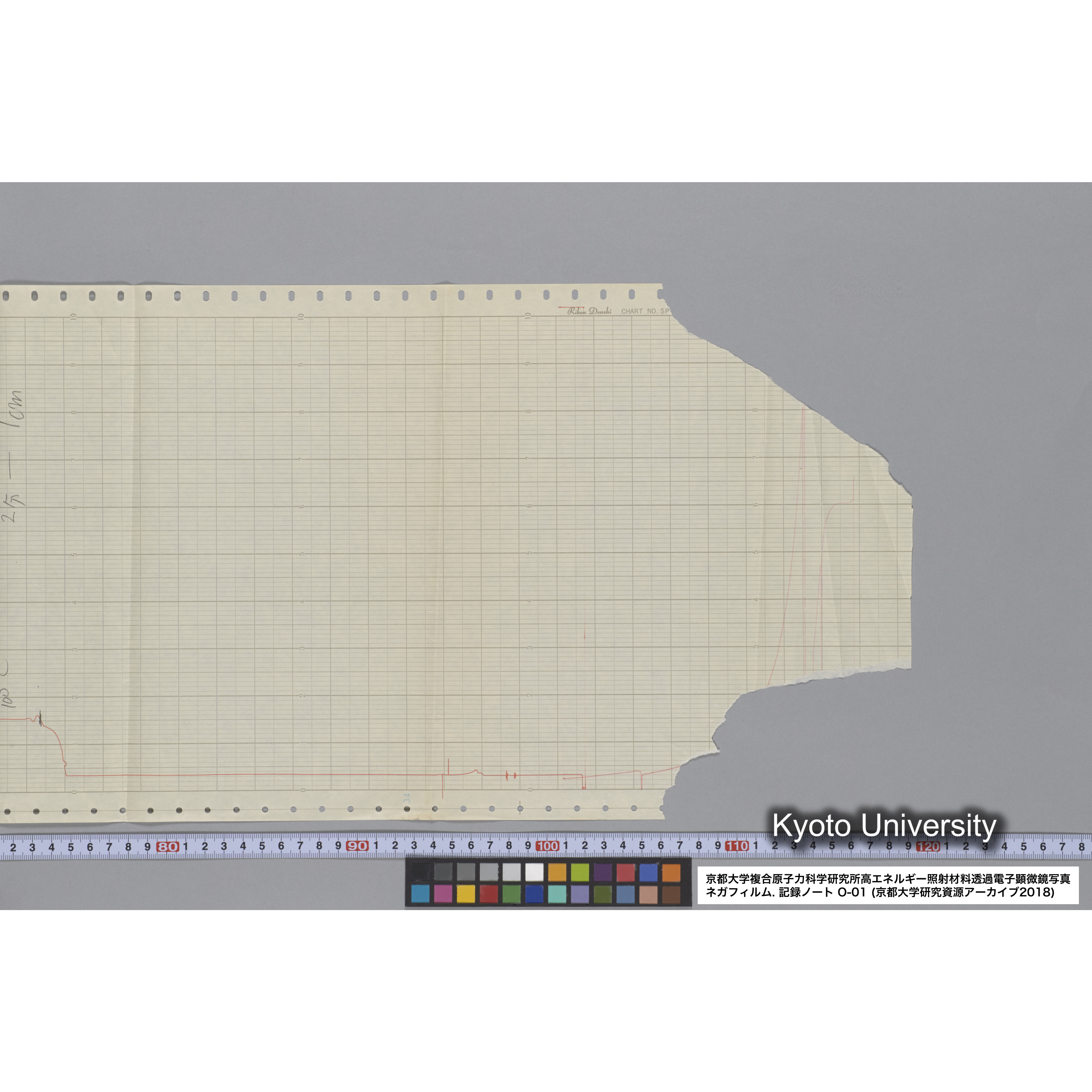 [記録ノート, Oシリーズ] 大洗 200CX用 電顕ノート 1. 4276～8178. (70)