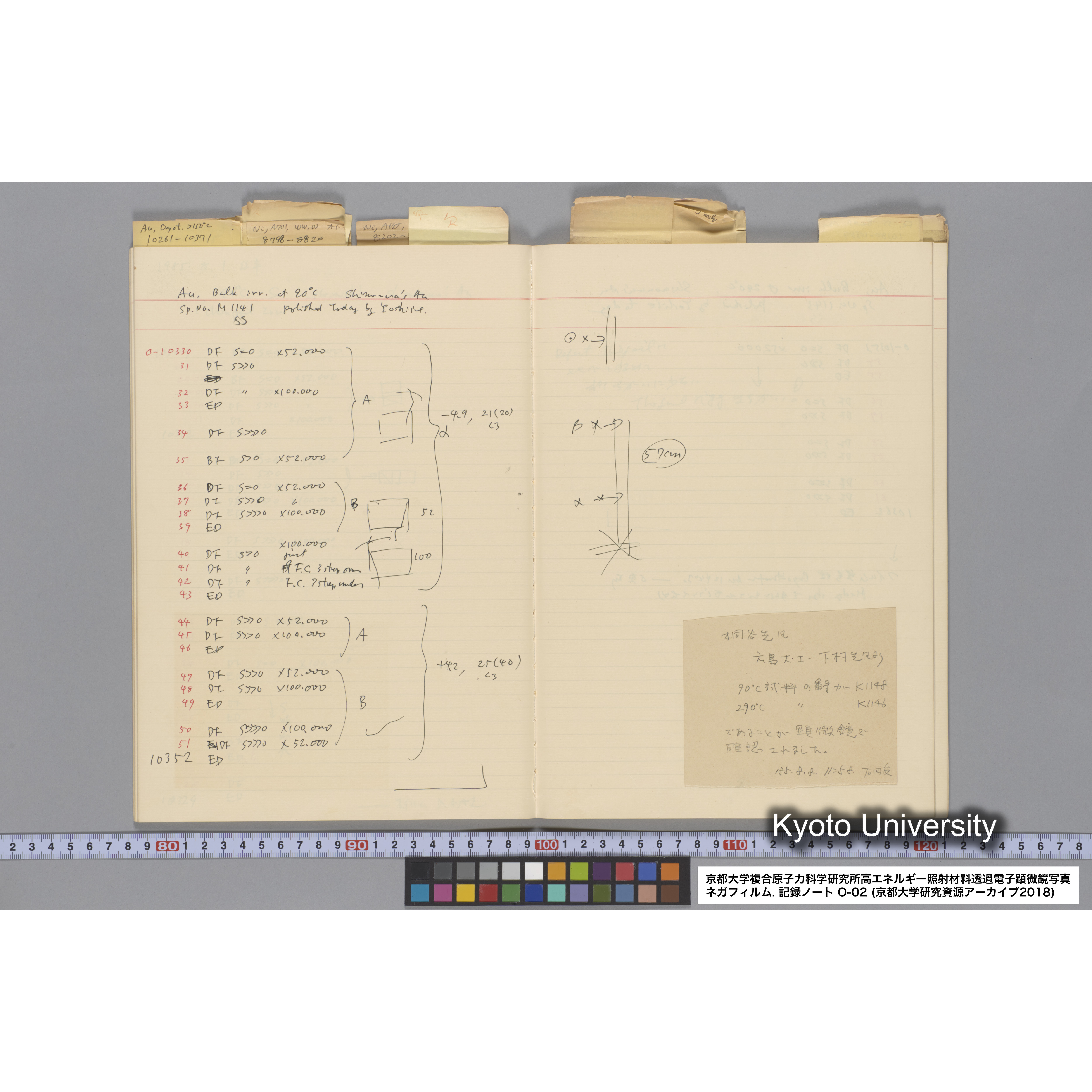 [記録ノート, Oシリーズ] 大洗 200CX EMノート 2 北大 桐谷研 1985.〜1985.11.26. 8179〜14889. (28)