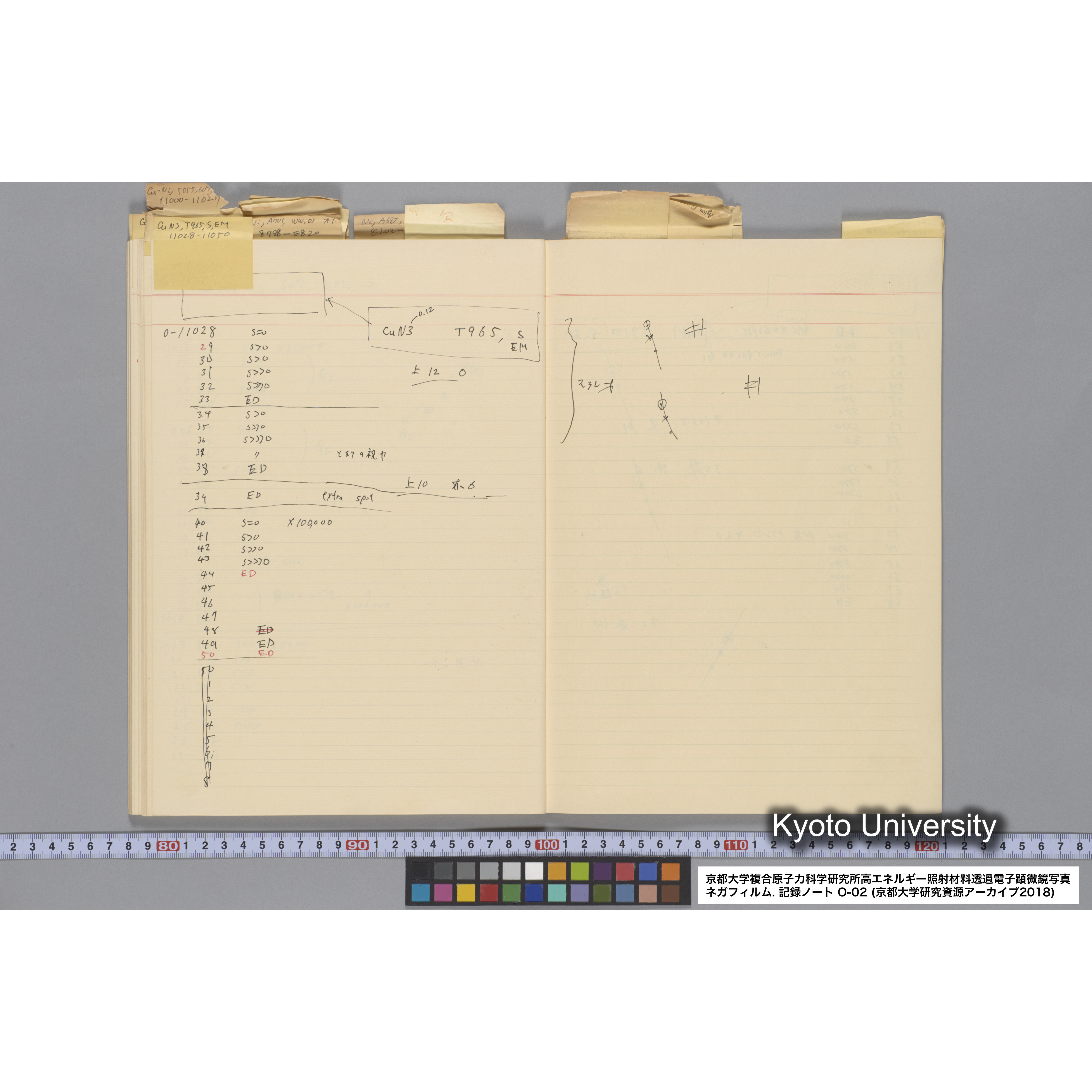 [記録ノート, Oシリーズ] 大洗 200CX EMノート 2 北大 桐谷研 1985.〜1985.11.26. 8179〜14889. (46)