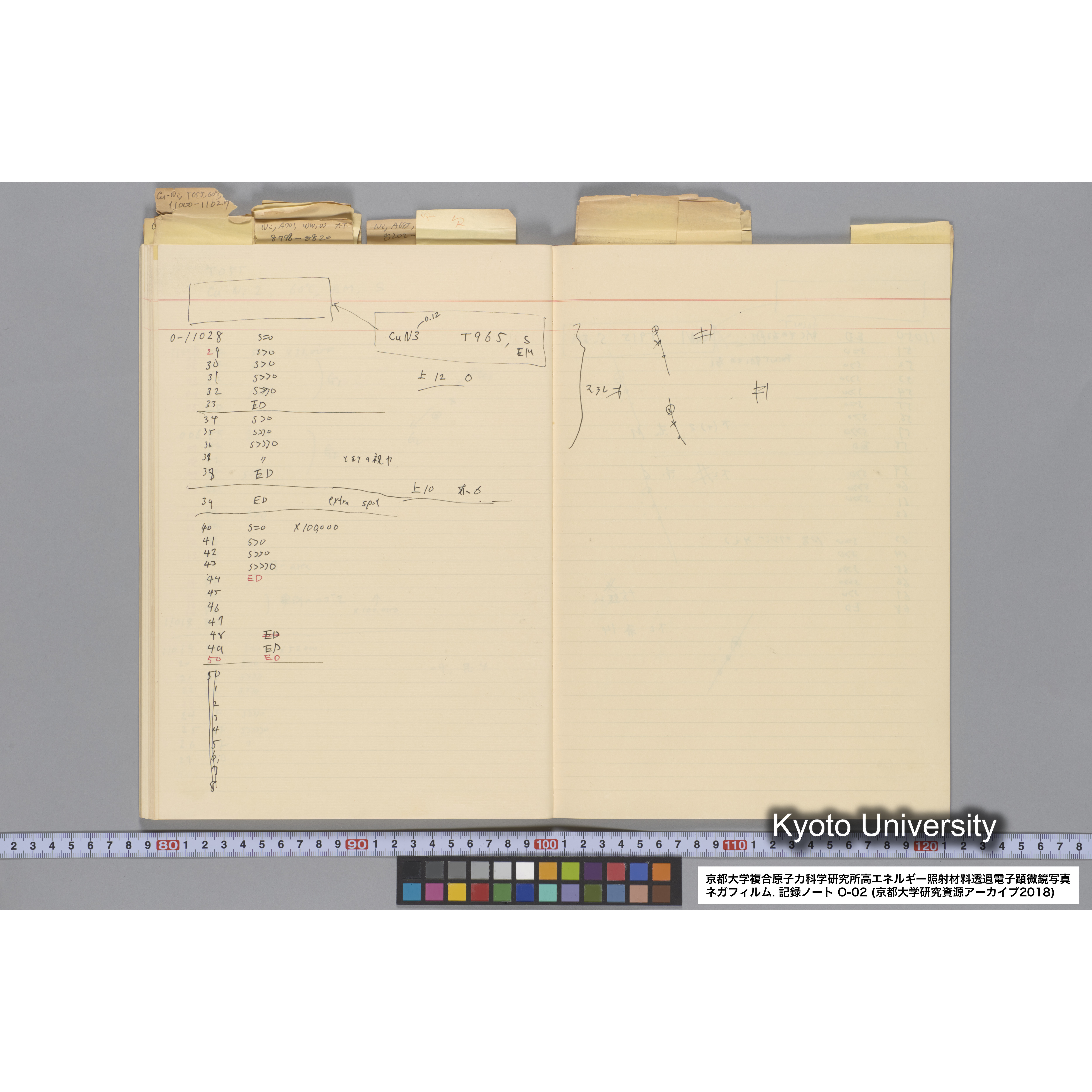 [記録ノート, Oシリーズ] 大洗 200CX EMノート 2 北大 桐谷研 1985.〜1985.11.26. 8179〜14889. (47)