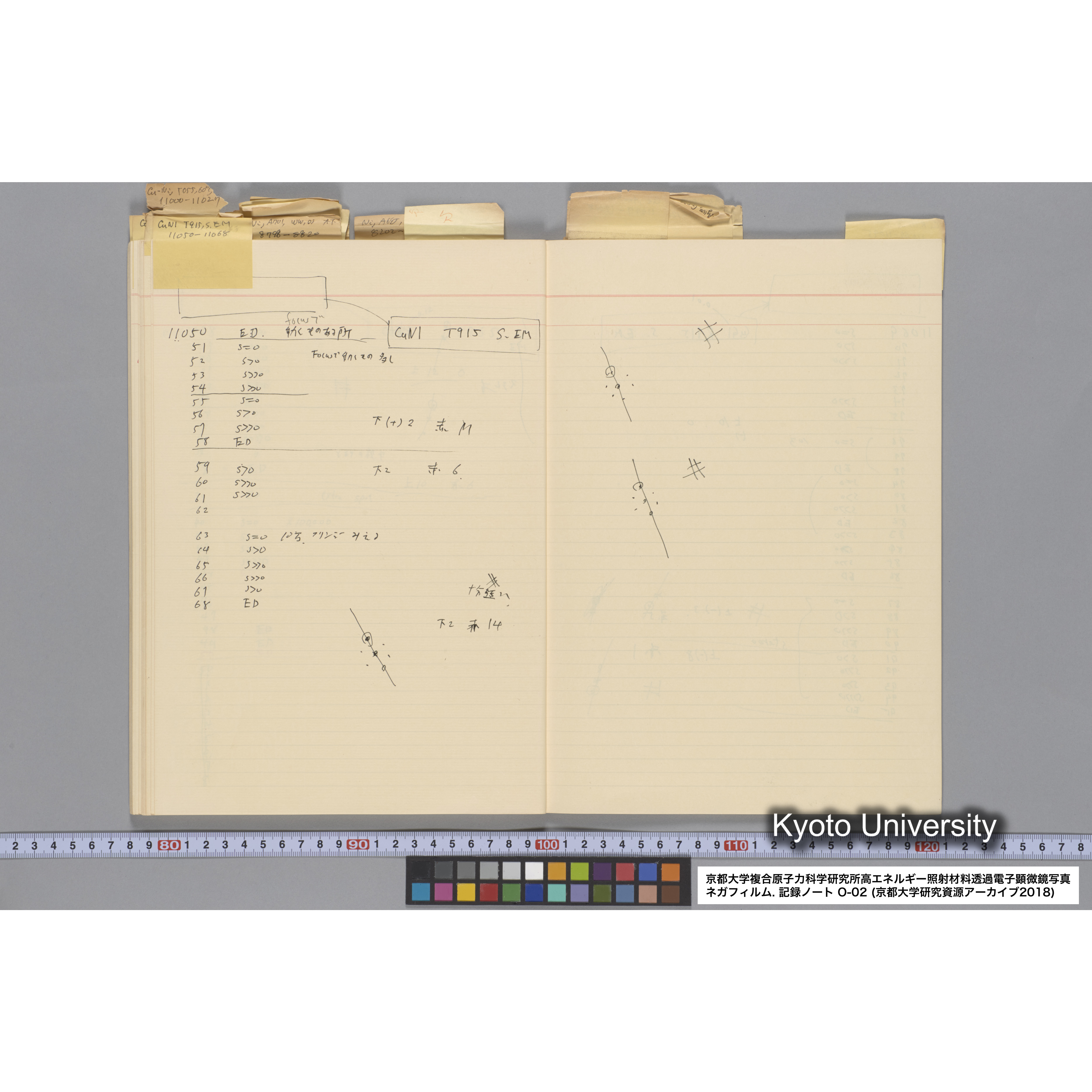 [記録ノート, Oシリーズ] 大洗 200CX EMノート 2 北大 桐谷研 1985.〜1985.11.26. 8179〜14889. (48)