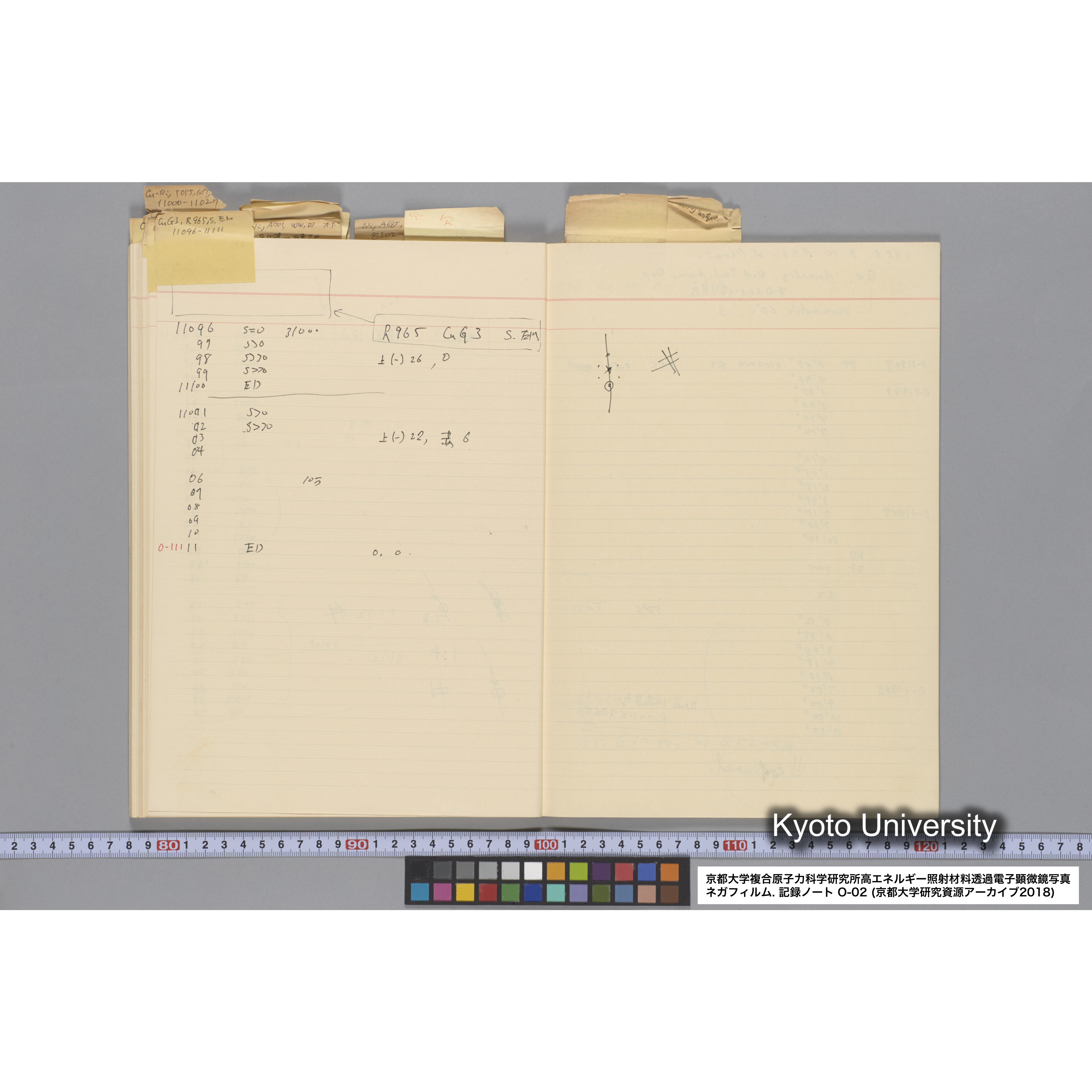 [記録ノート, Oシリーズ] 大洗 200CX EMノート 2 北大 桐谷研 1985.〜1985.11.26. 8179〜14889. (52)