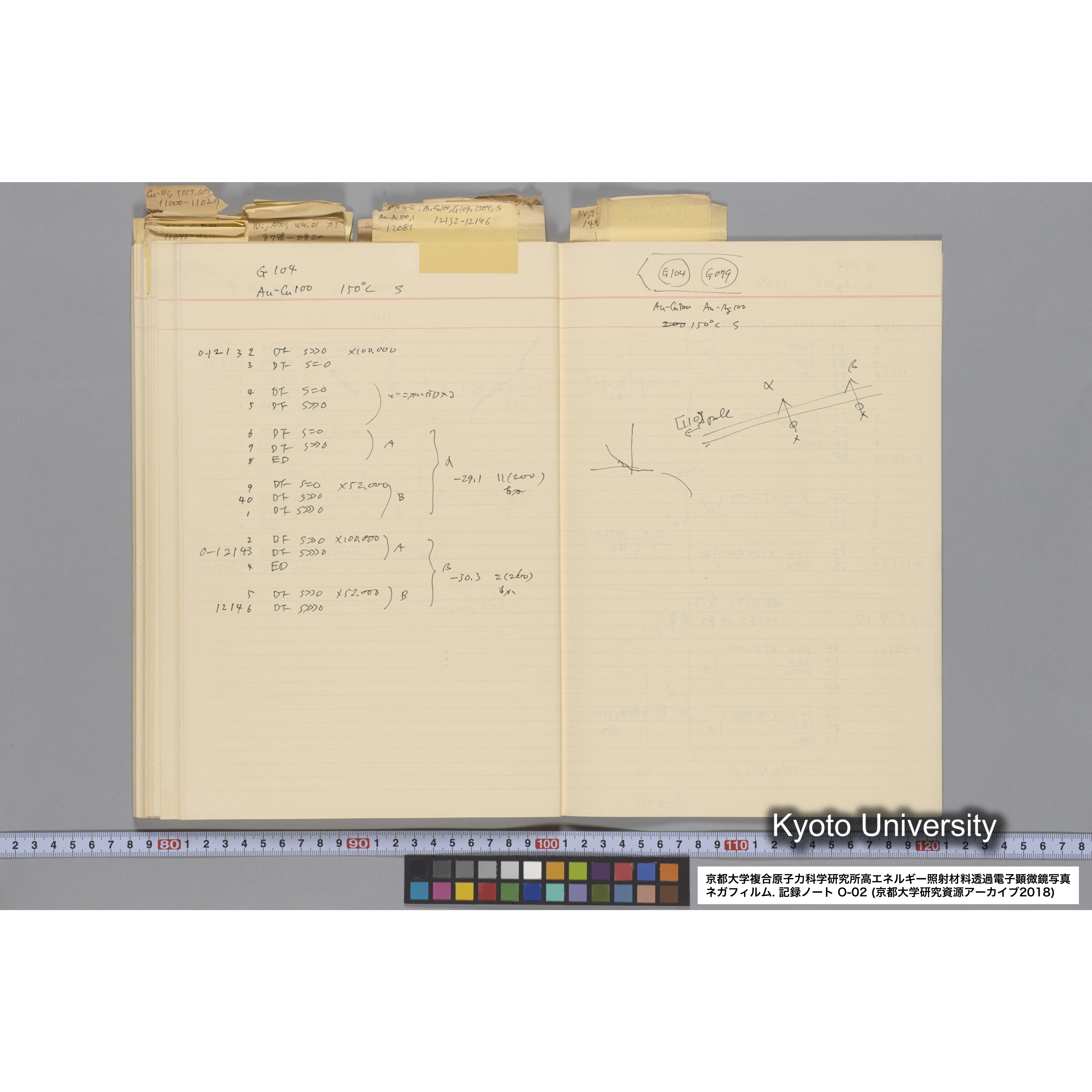 [記録ノート, Oシリーズ] 大洗 200CX EMノート 2 北大 桐谷研 1985.〜1985.11.26. 8179〜14889. (64)