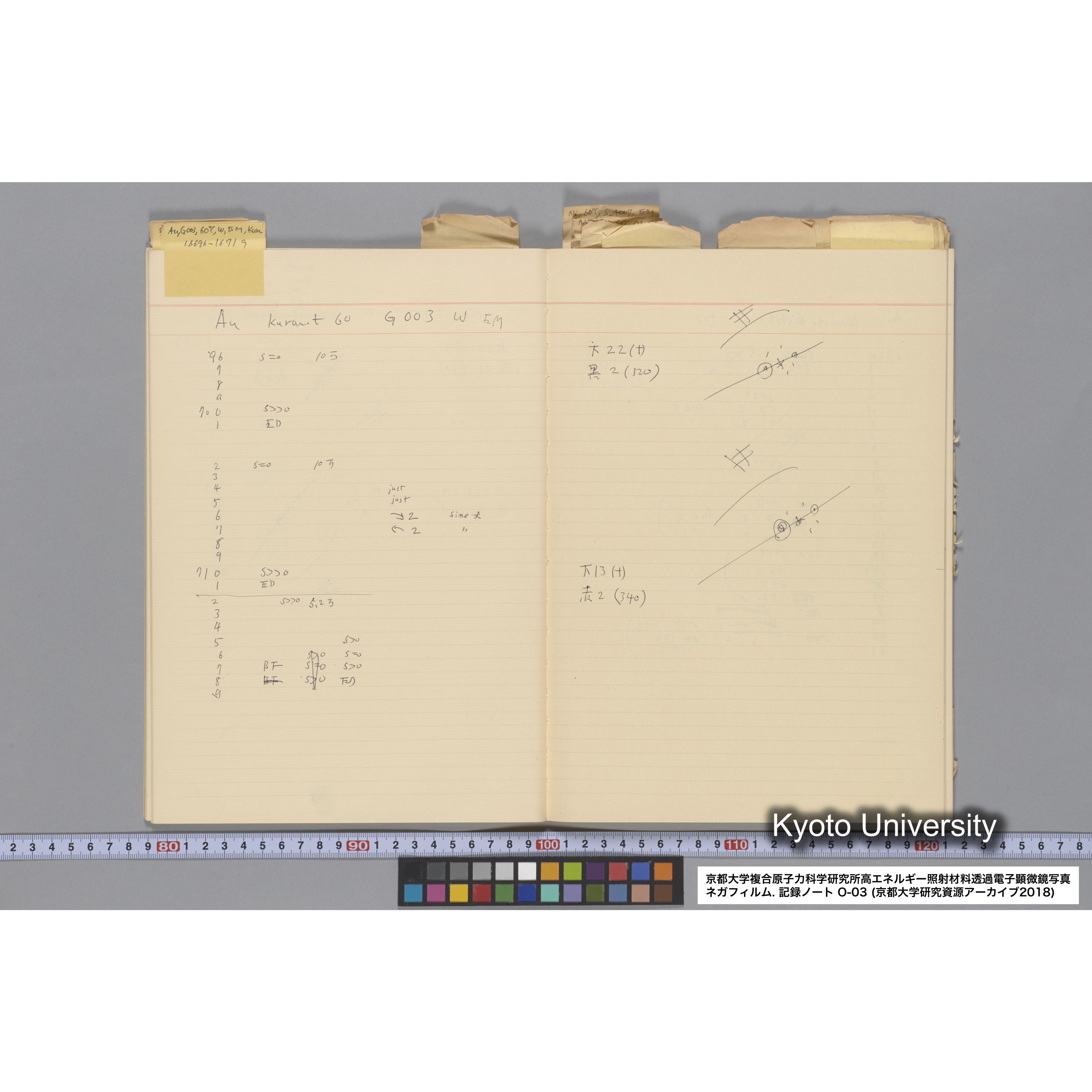 [記録ノート, Oシリーズ] 大洗 200CX EMノート NO.3 1985.11.26〜1986.2.13 北大 桐谷研. O-14890〜19329 (26)
