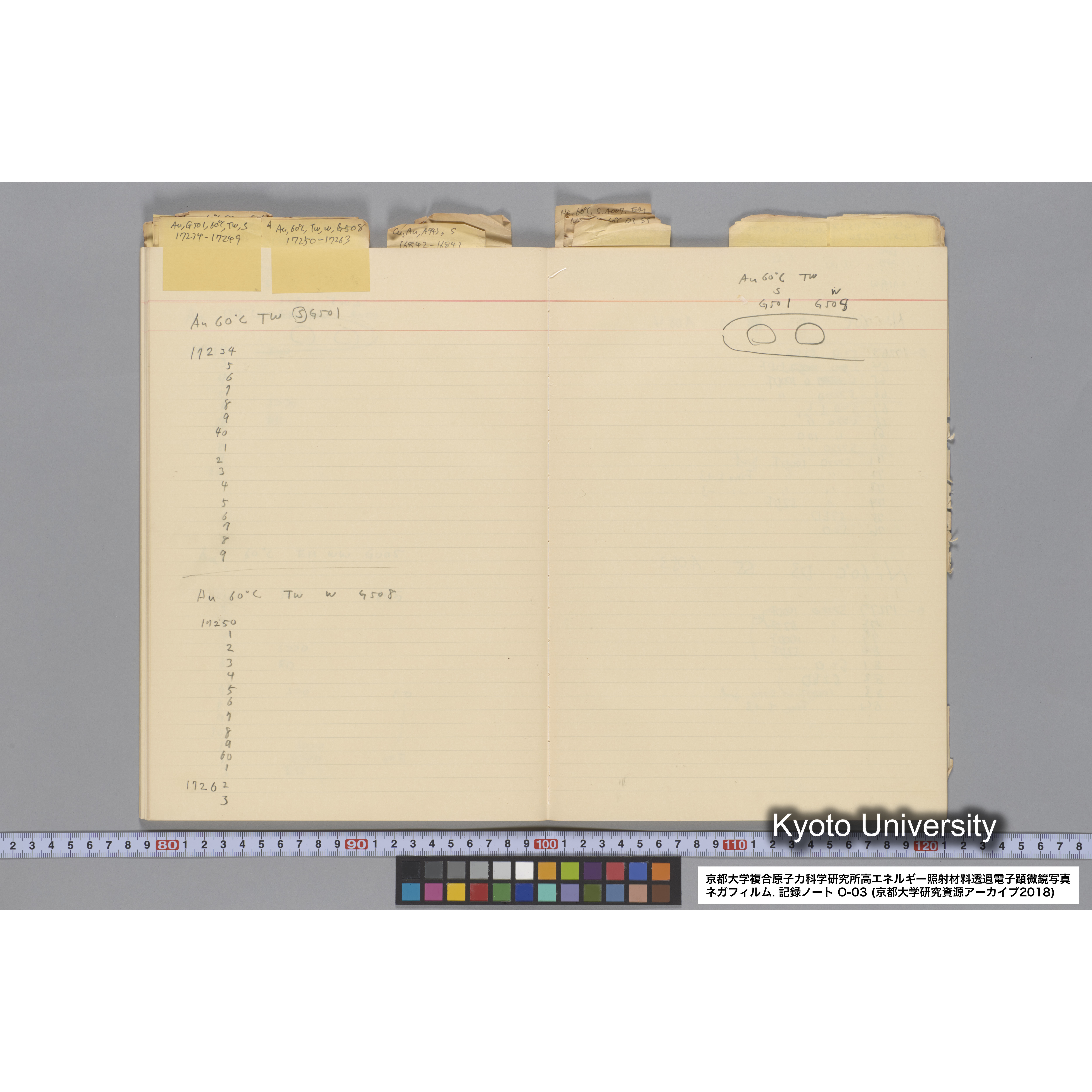 [記録ノート, Oシリーズ] 大洗 200CX EMノート NO.3 1985.11.26〜1986.2.13 北大 桐谷研. O-14890〜19329 (47)