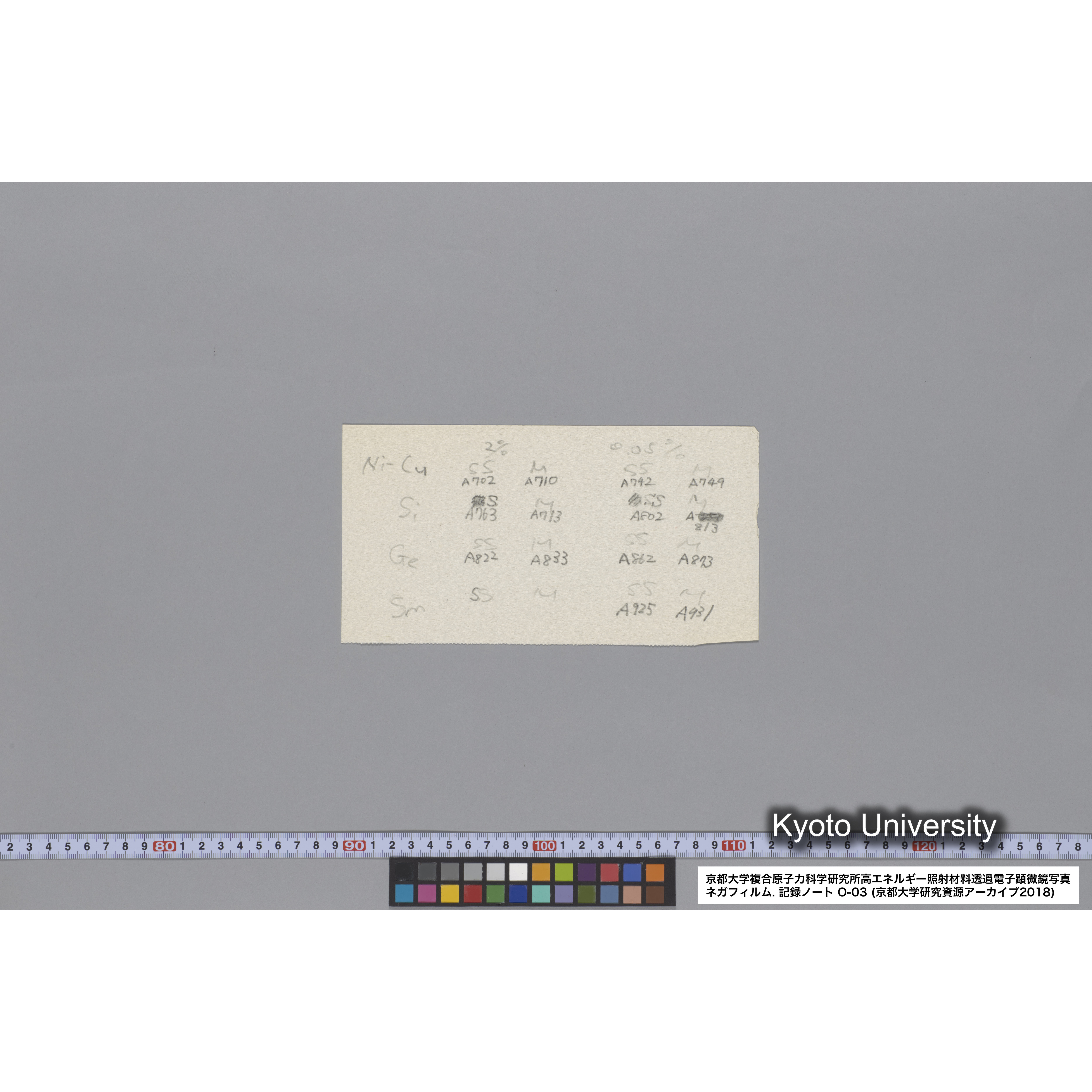 [記録ノート, Oシリーズ] 大洗 200CX EMノート NO.3 1985.11.26〜1986.2.13 北大 桐谷研. O-14890〜19329 (75)