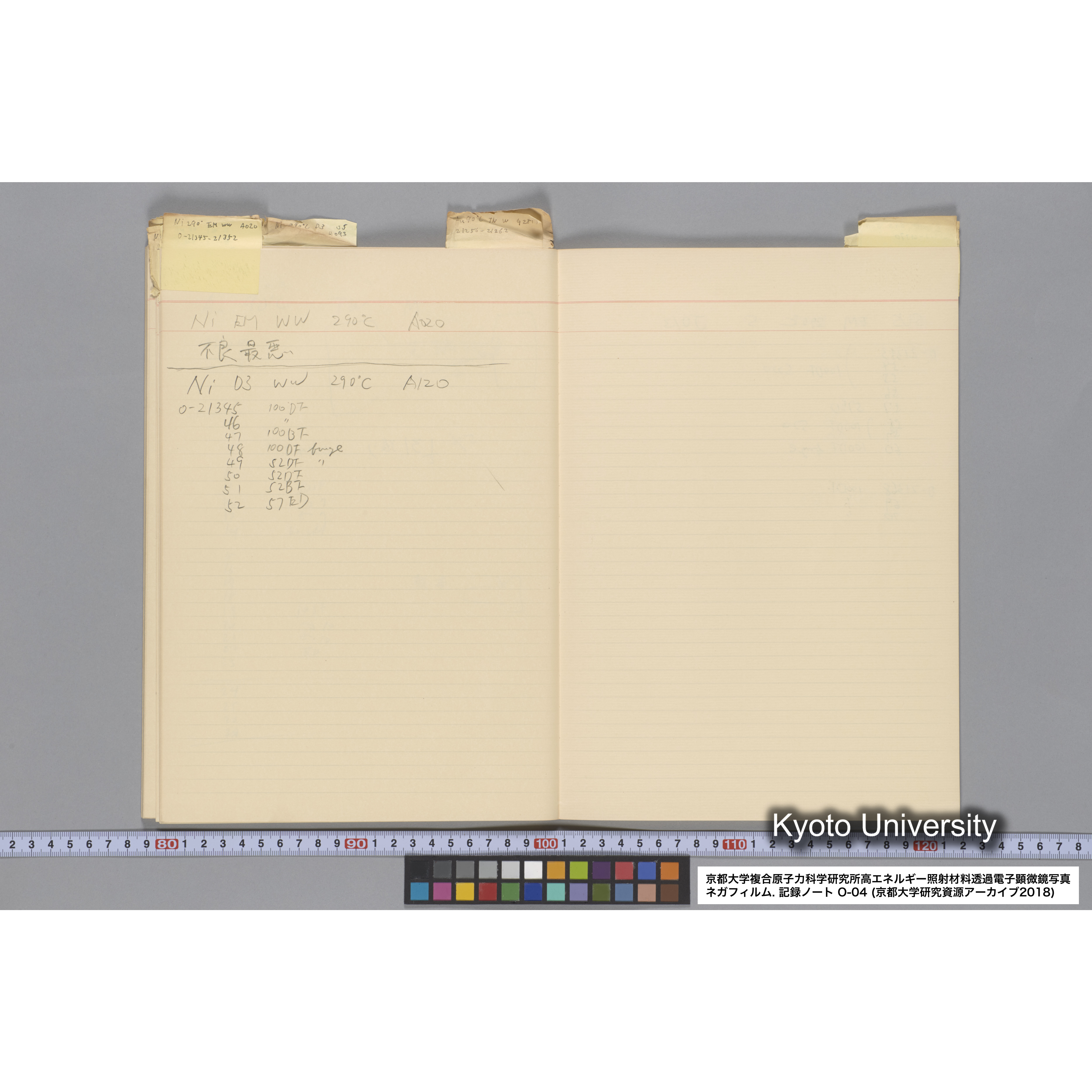 [記録ノート, Oシリーズ] 大洗 200CX EMノート NO.4 1986.2.13〜6.18 北大 桐谷研 (45)