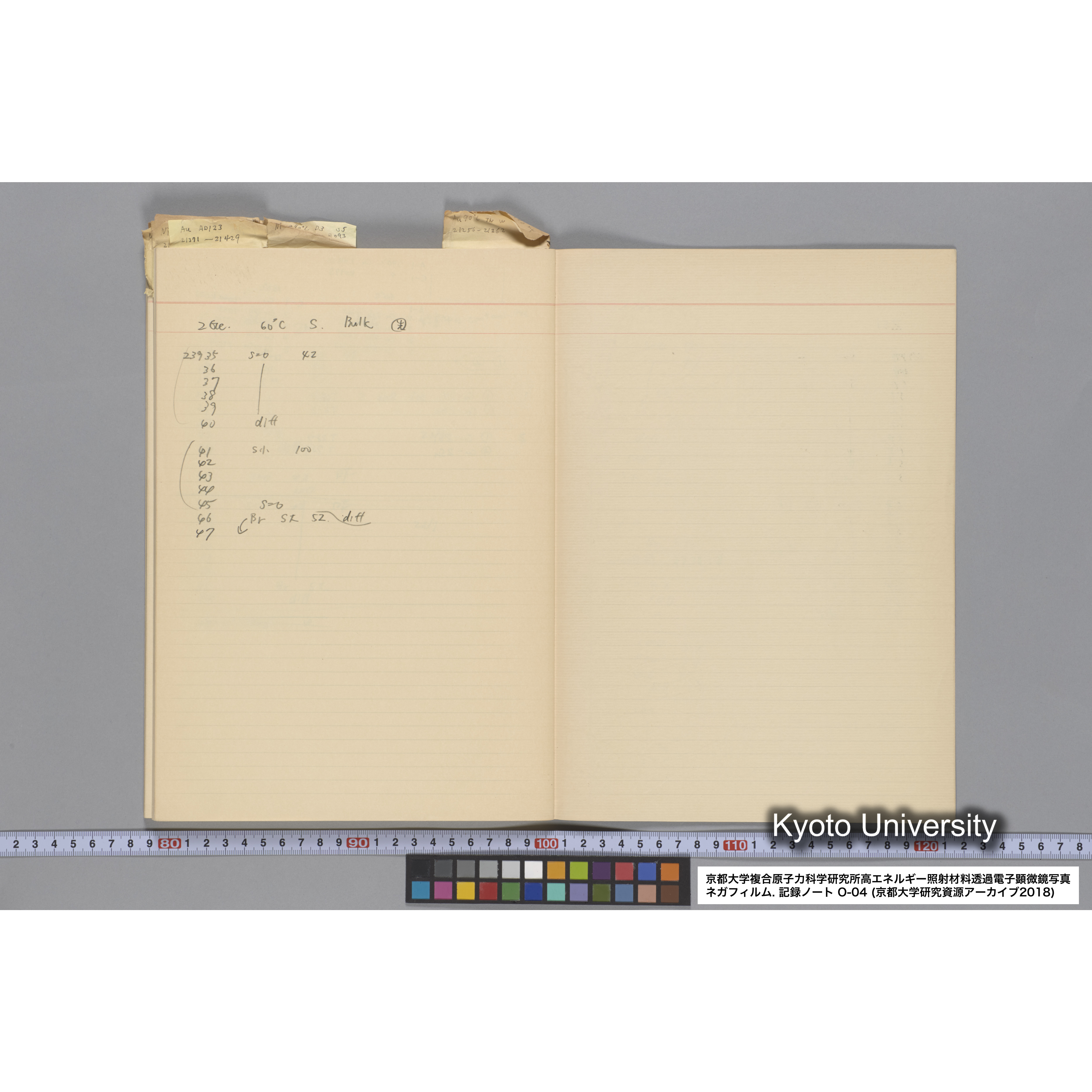 [記録ノート, Oシリーズ] 大洗 200CX EMノート NO.4 1986.2.13〜6.18 北大 桐谷研 (67)