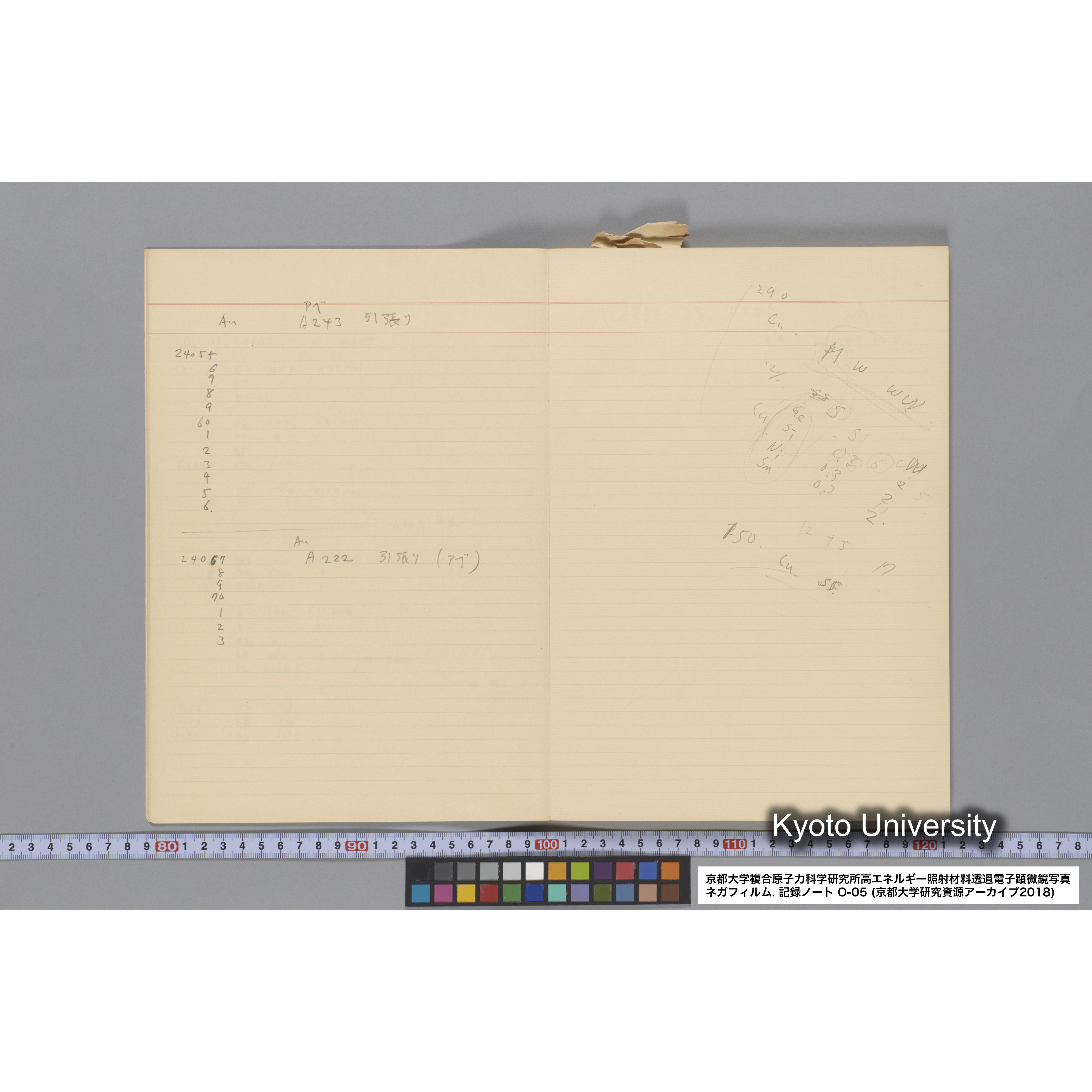 [記録ノート, Oシリーズ] 大洗 200CX EMノート No.5 1986.6.19〜7.30. O-23997 - 27918. (8)