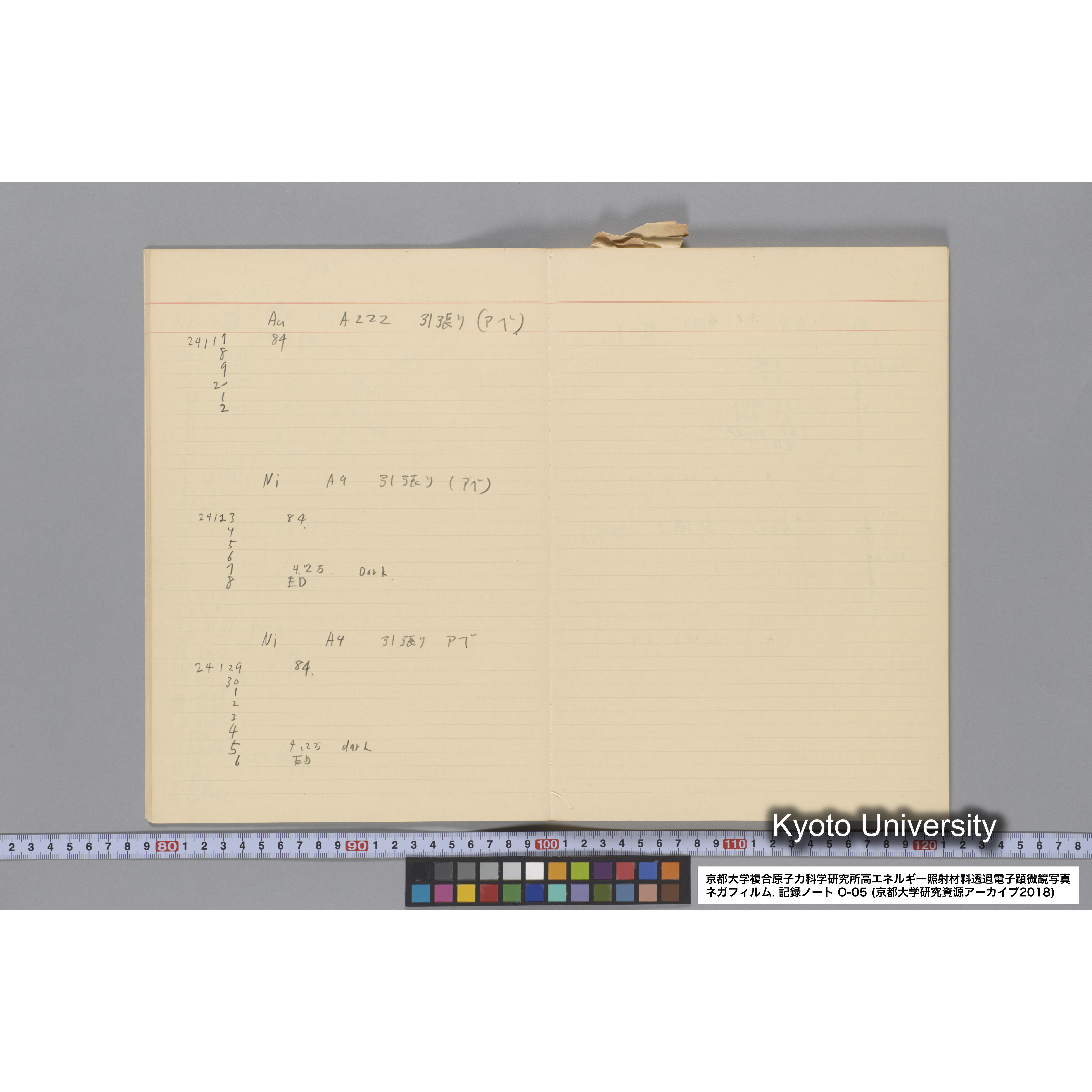 [記録ノート, Oシリーズ] 大洗 200CX EMノート No.5 1986.6.19〜7.30. O-23997 - 27918. (11)