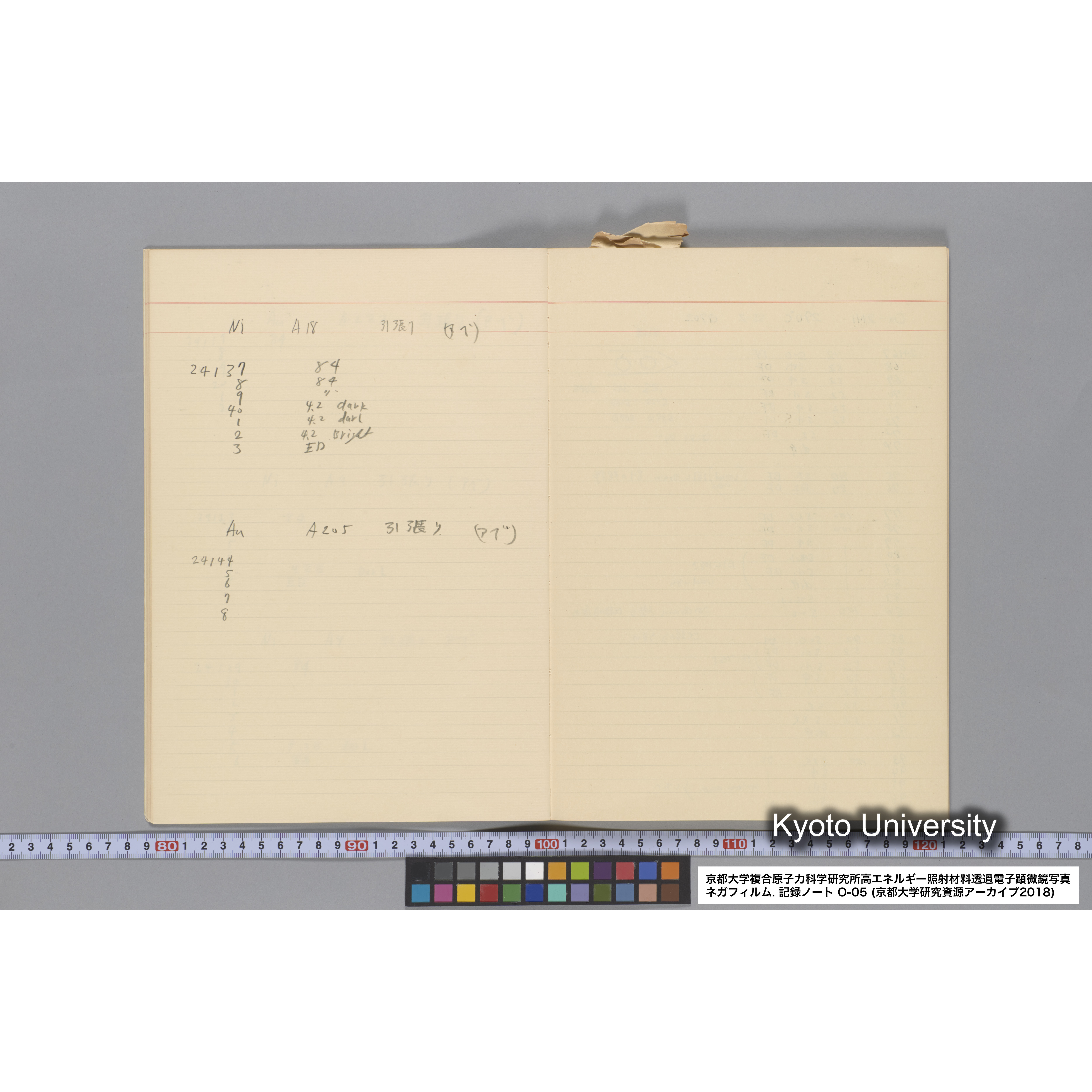 [記録ノート, Oシリーズ] 大洗 200CX EMノート No.5 1986.6.19〜7.30. O-23997 - 27918. (12)