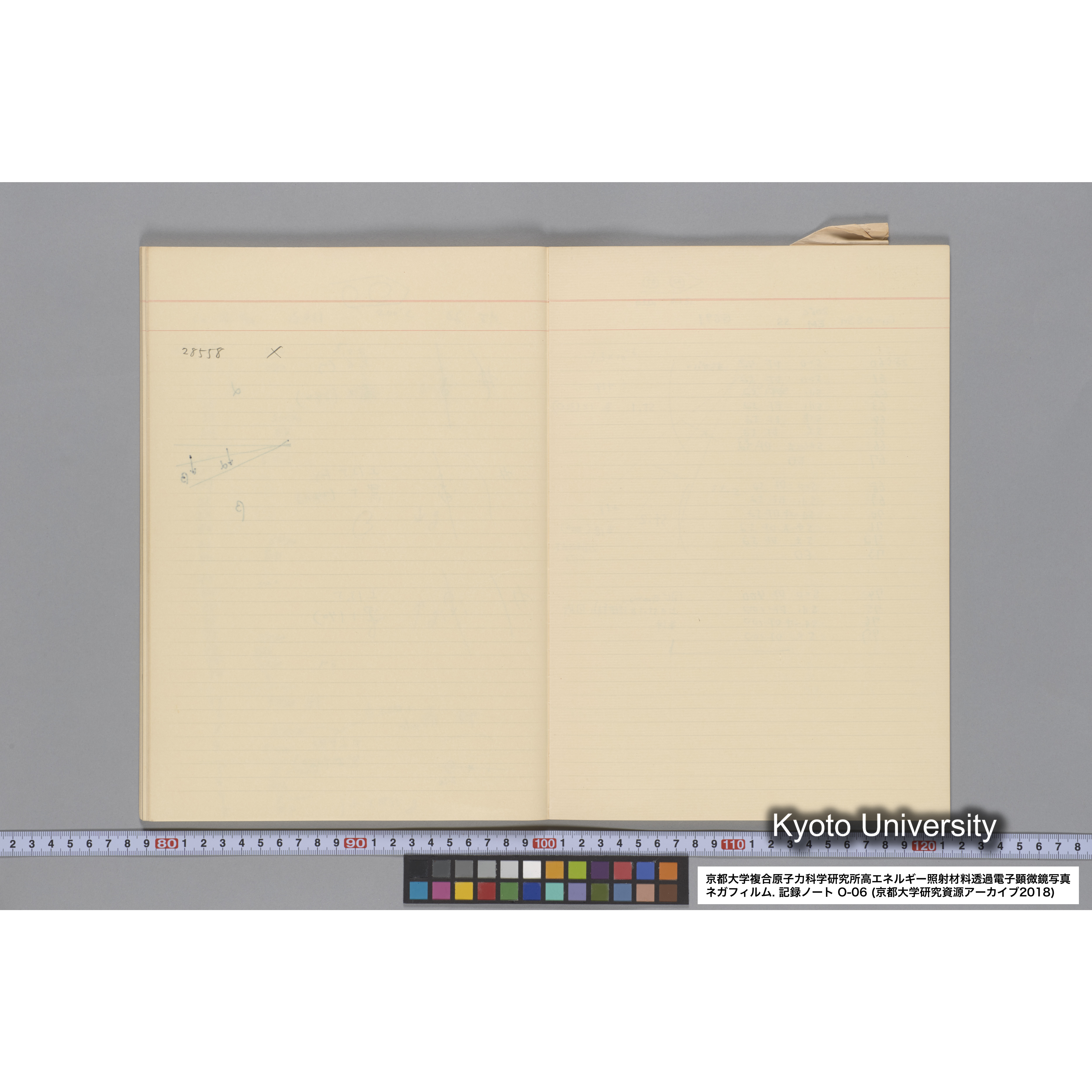 [記録ノート, Oシリーズ] 大洗 200CX EMノート No.6 1986.7.31〜8.3 8/6 北大 桐谷研. O-27919〜29109. (39)