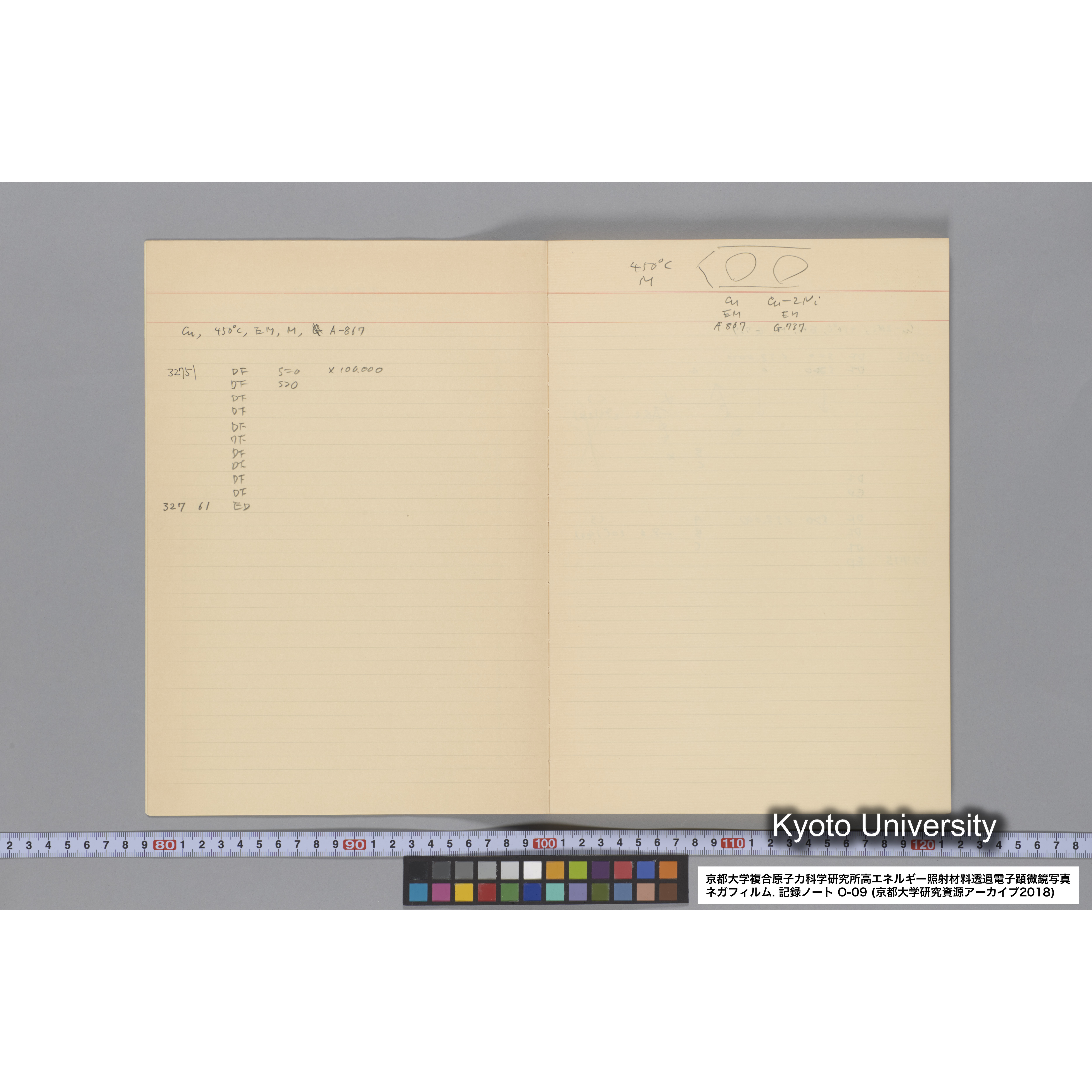 [記録ノート, Oシリーズ] 大洗 200CX EMノート No 9 1986 10/11〜10/15. 32751〜33648. (5)