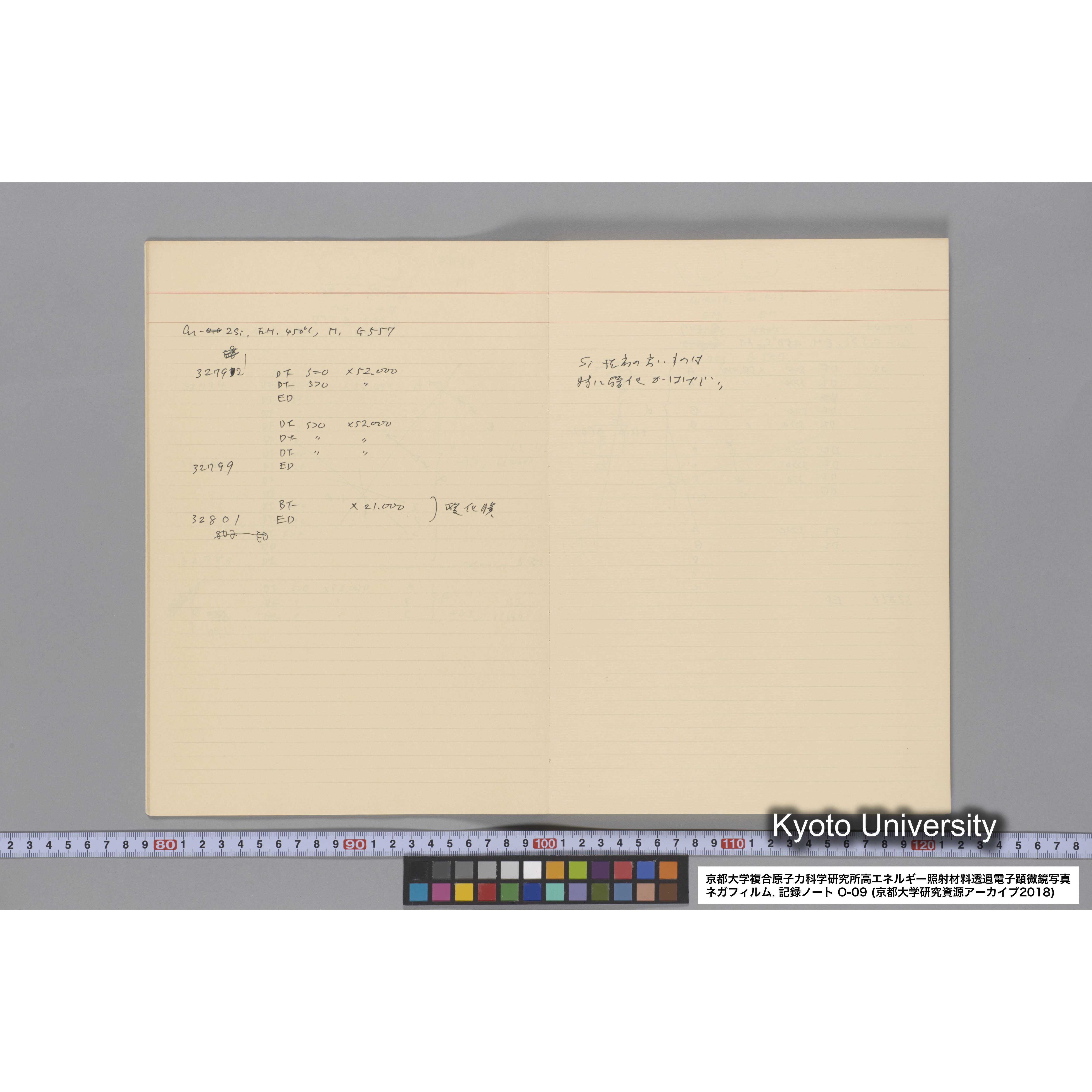 [記録ノート, Oシリーズ] 大洗 200CX EMノート No 9 1986 10/11〜10/15. 32751〜33648. (8)