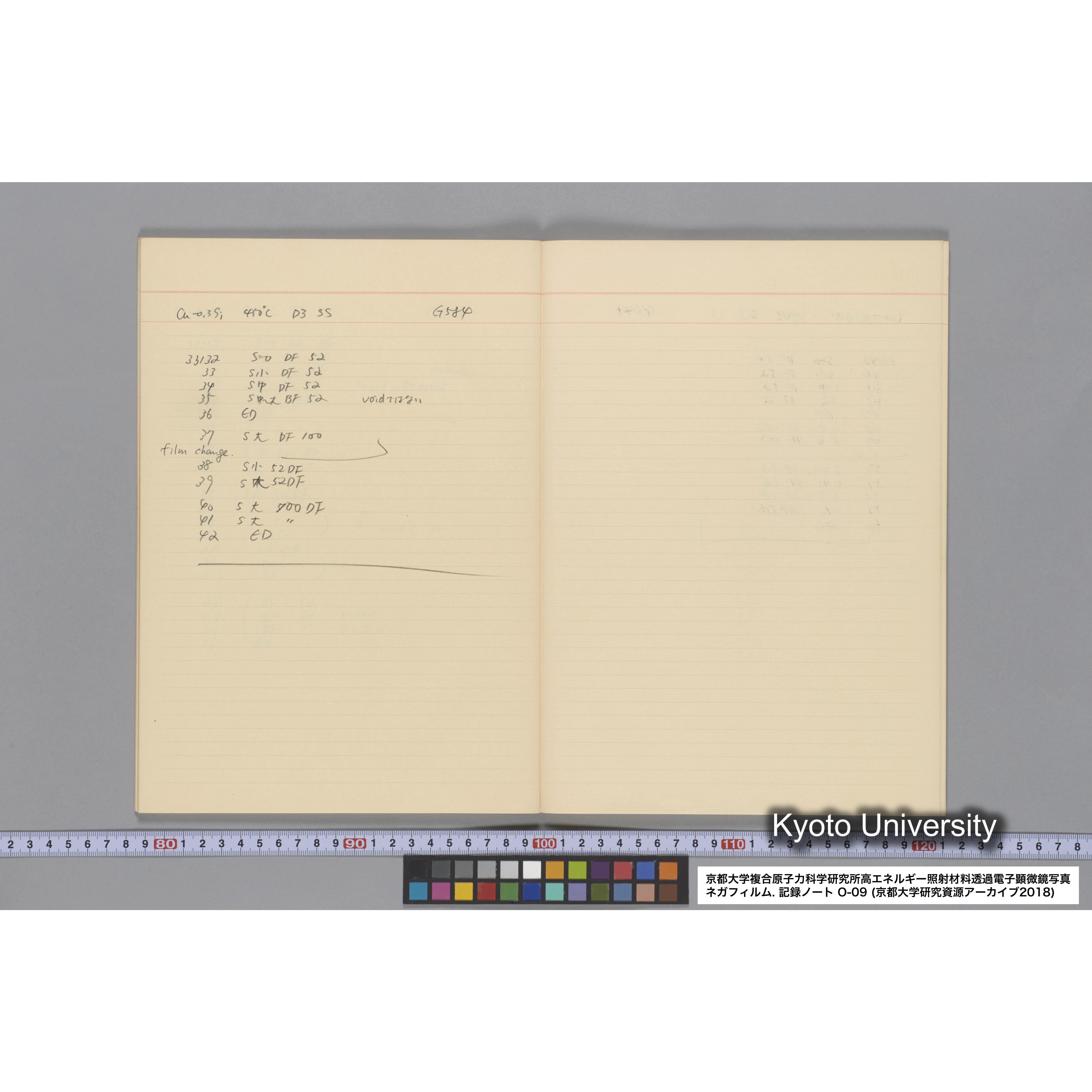 [記録ノート, Oシリーズ] 大洗 200CX EMノート No 9 1986 10/11〜10/15. 32751〜33648. (31)