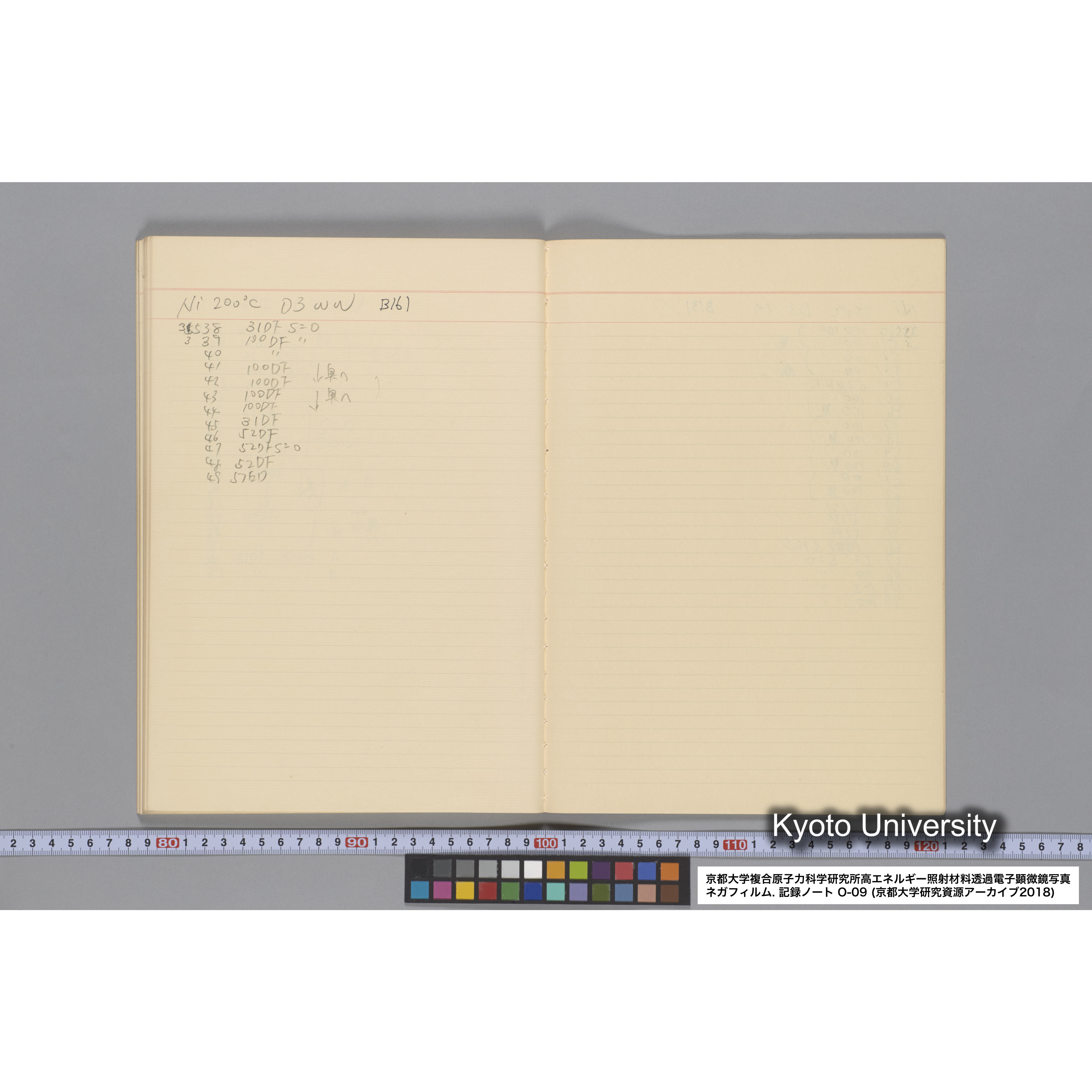 [記録ノート, Oシリーズ] 大洗 200CX EMノート No 9 1986 10/11〜10/15. 32751〜33648. (54)