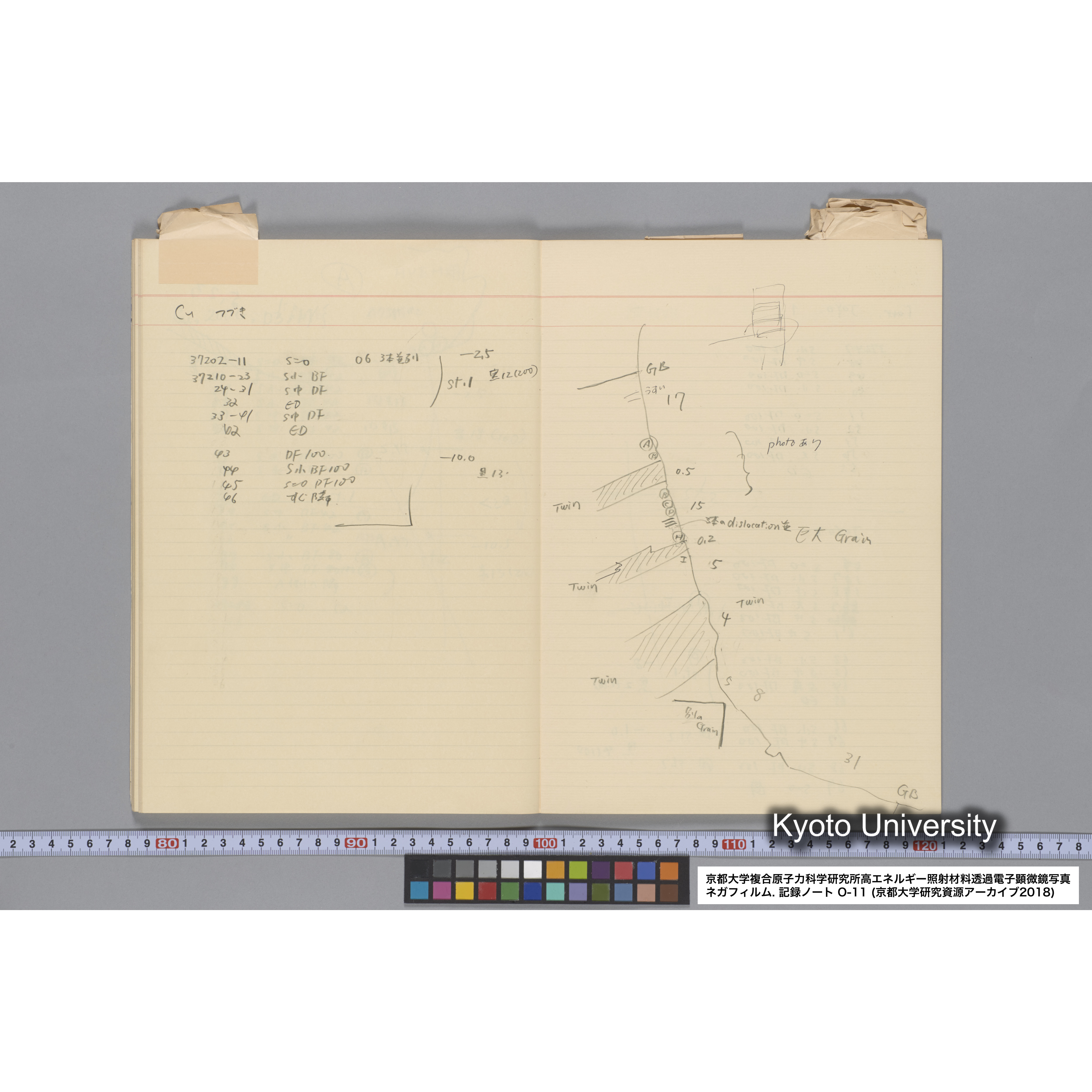 [記録ノート, Oシリーズ] 大洗 200CX EMノート NO 11 1986 12/7〜. 36432〜42247. (43)