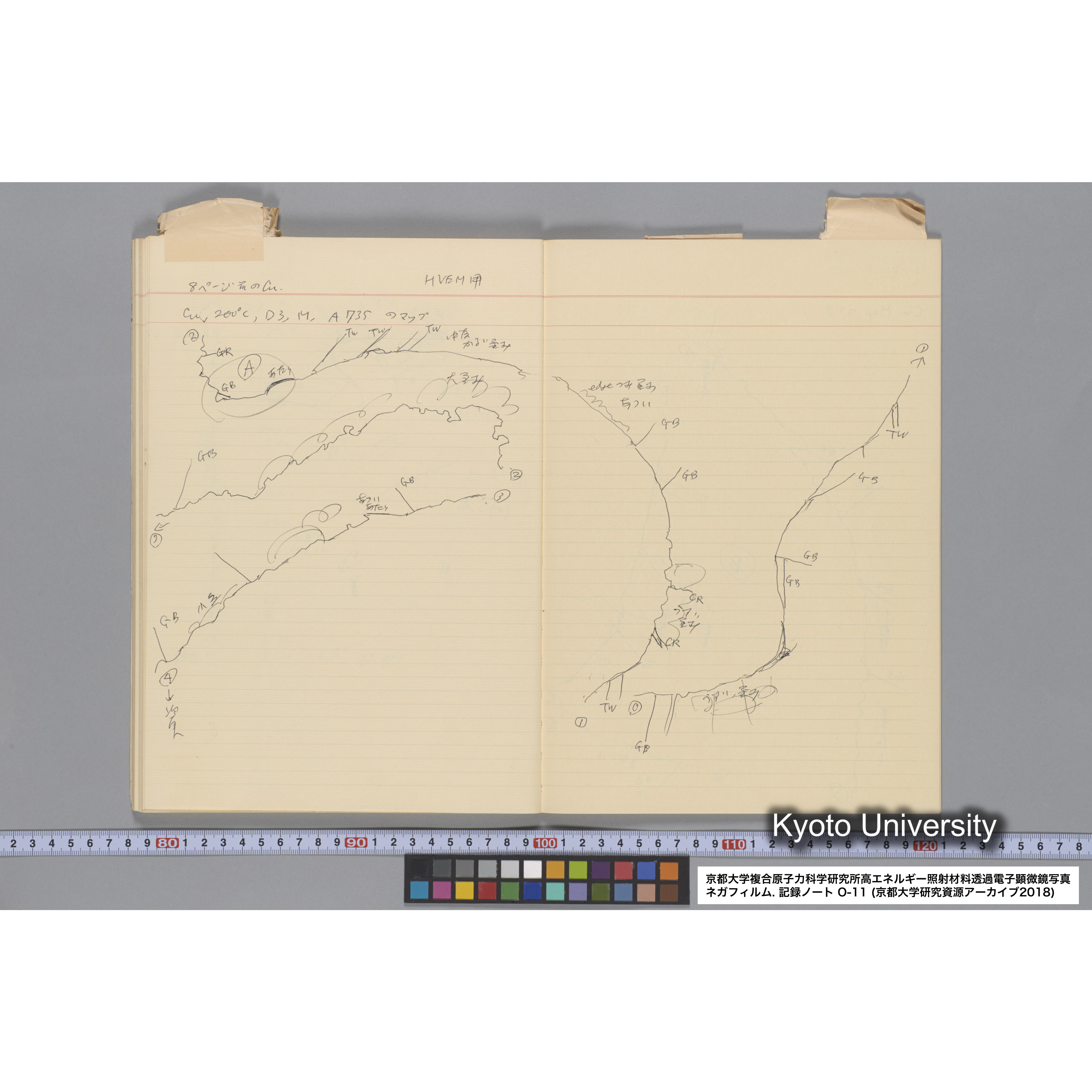 [記録ノート, Oシリーズ] 大洗 200CX EMノート NO 11 1986 12/7〜. 36432〜42247. (47)