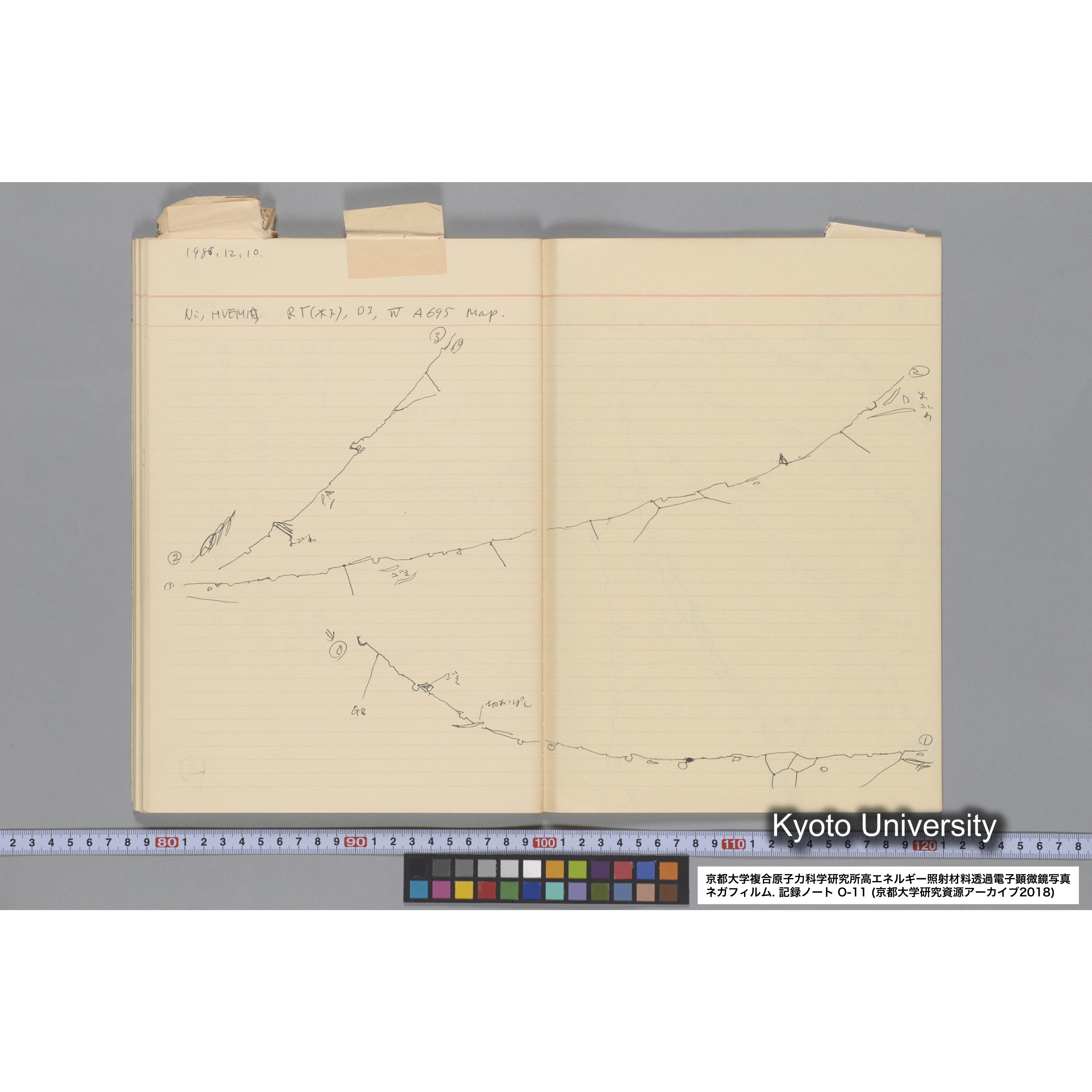 [記録ノート, Oシリーズ] 大洗 200CX EMノート NO 11 1986 12/7〜. 36432〜42247. (51)