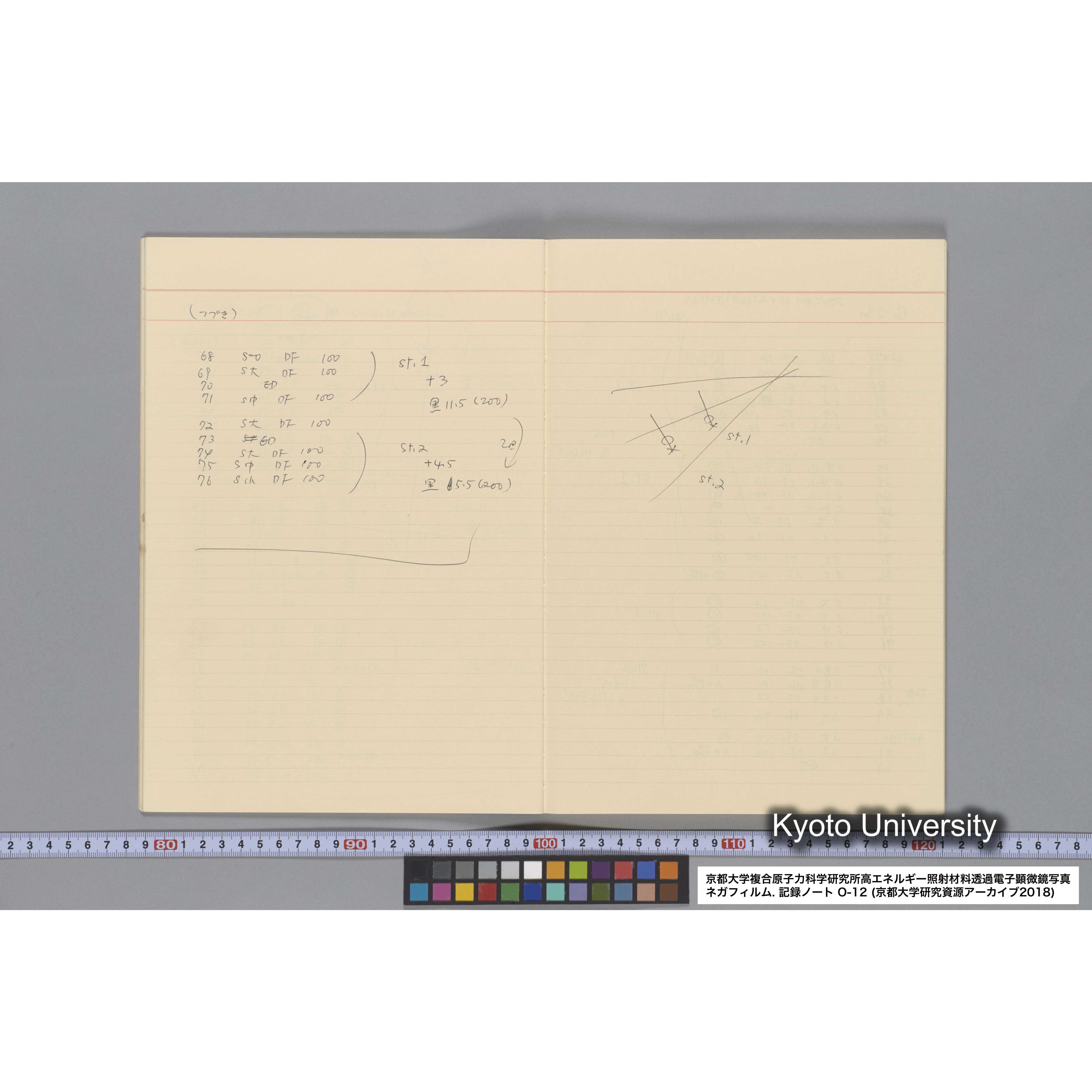 [記録ノート, Oシリーズ] 大洗 200CX EMノート No.12. 42249〜43289. (15)