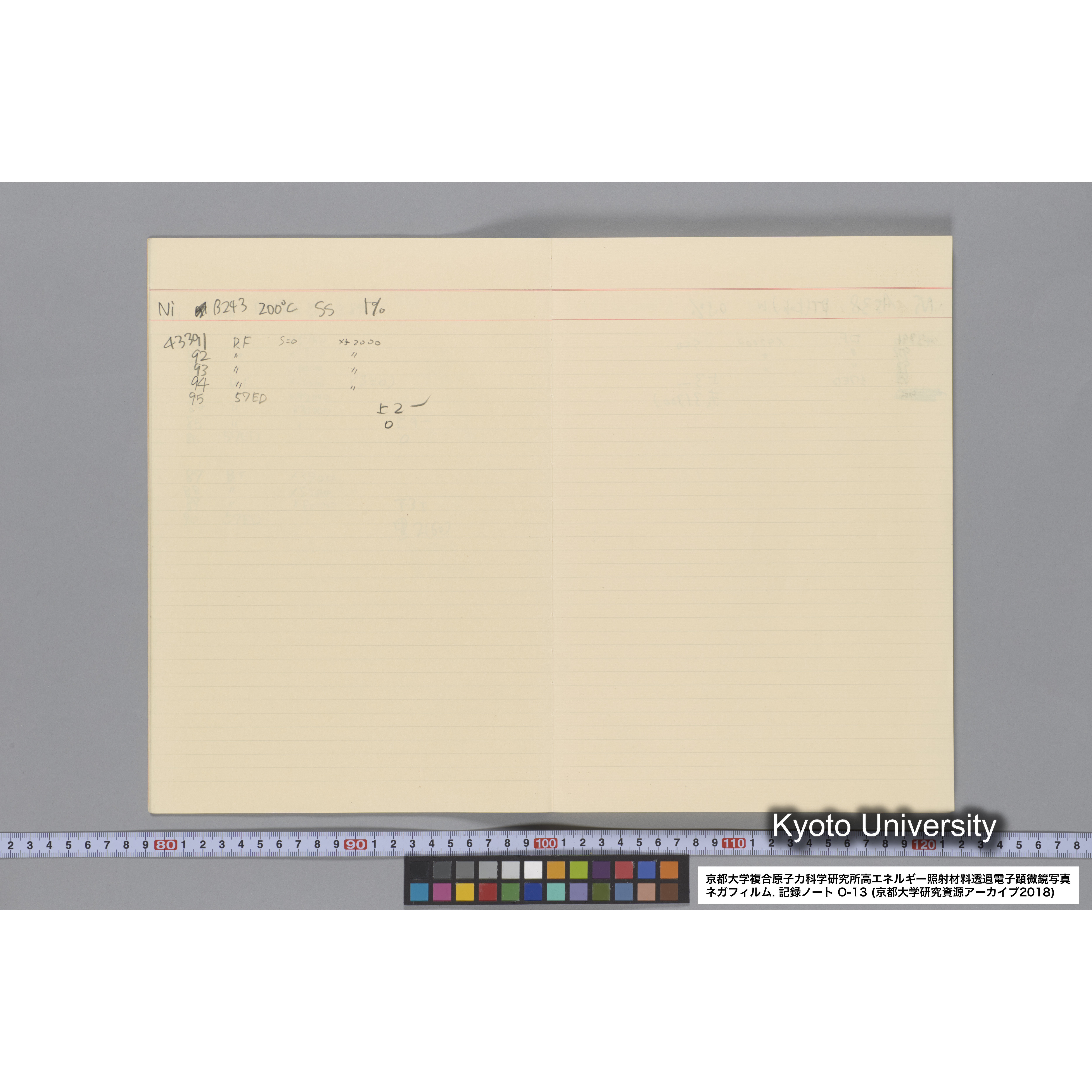 [記録ノート, Oシリーズ] 大洗 200CX No.13. 43316〜. (8)