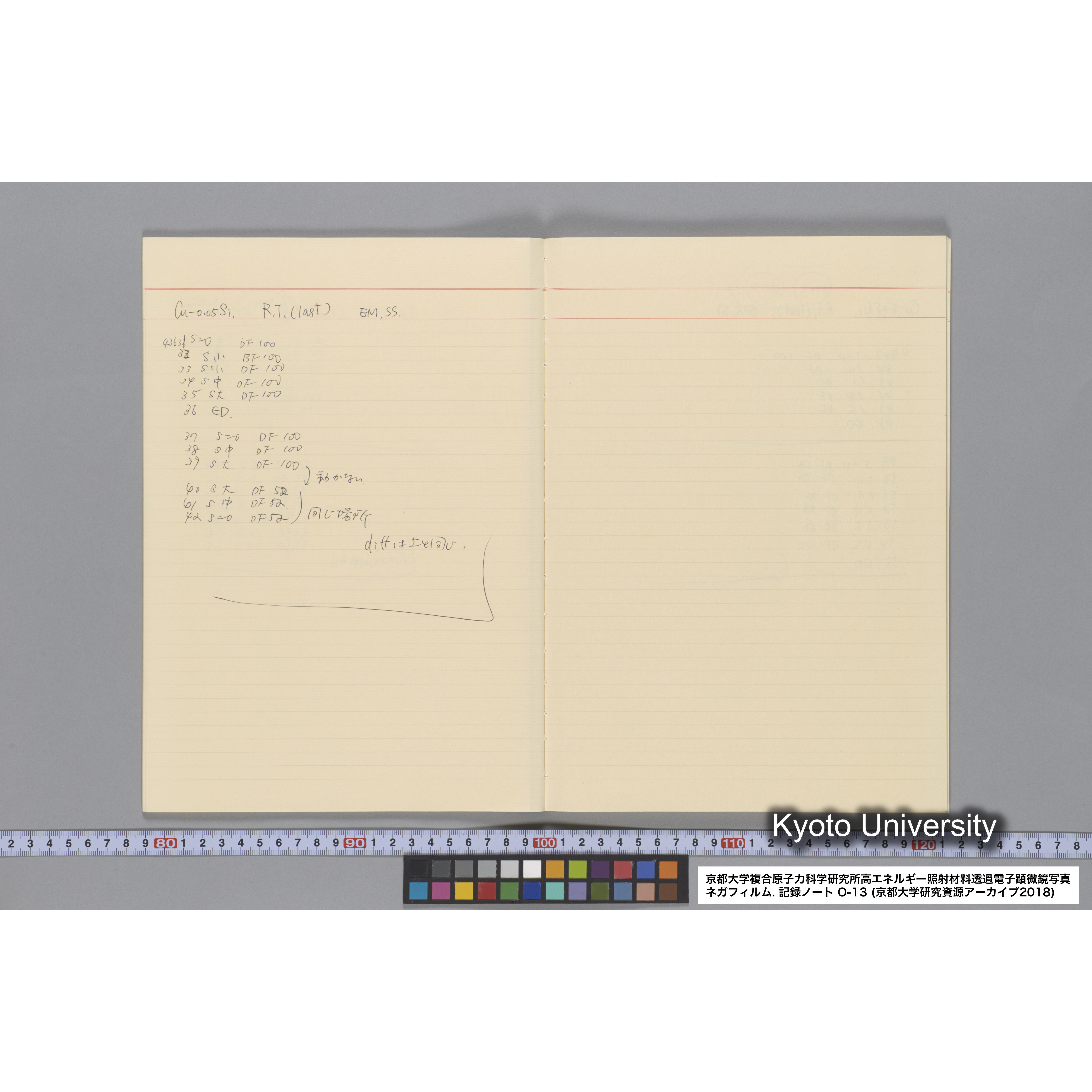 [記録ノート, Oシリーズ] 大洗 200CX No.13. 43316〜. (19)