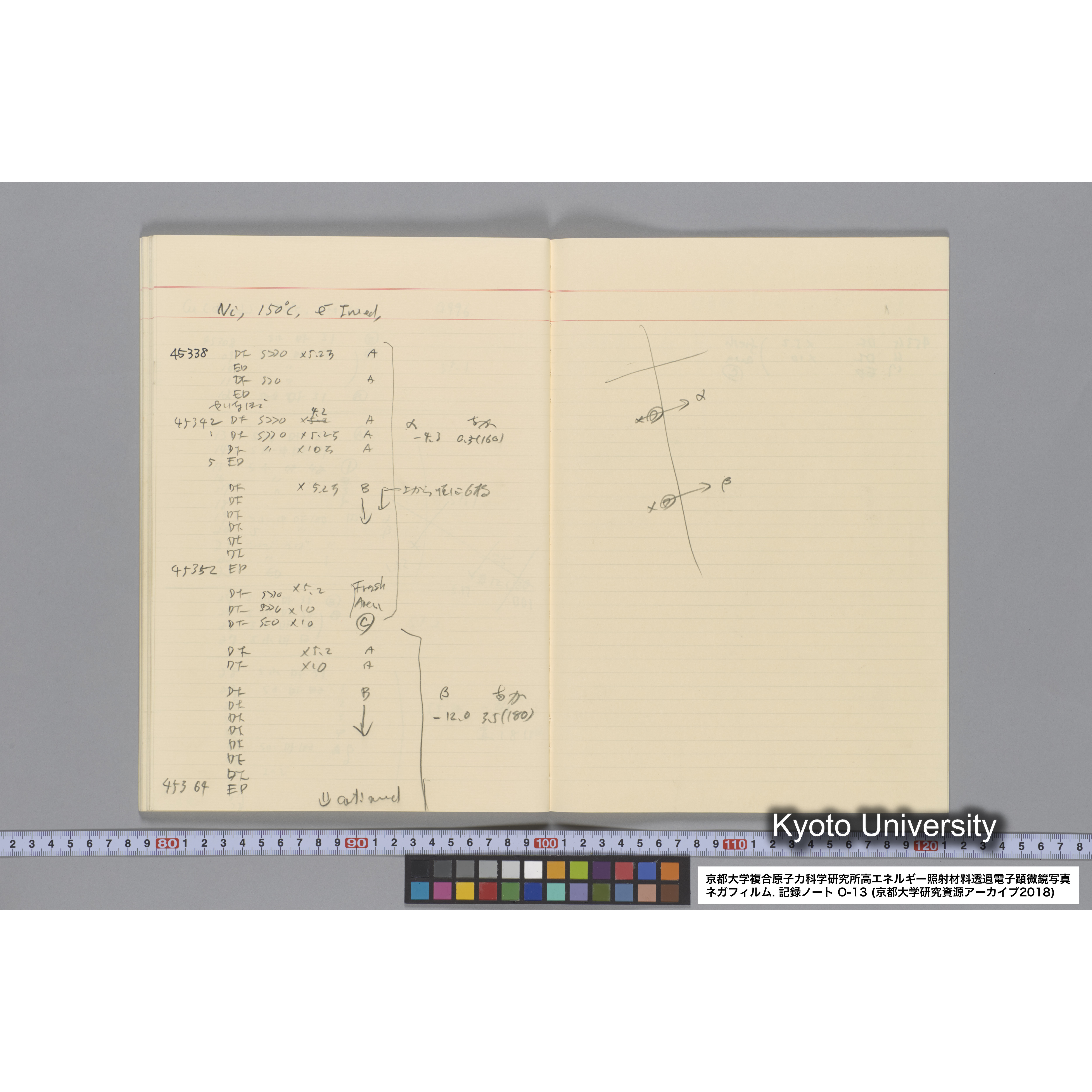 [記録ノート, Oシリーズ] 大洗 200CX No.13. 43316〜. (45)