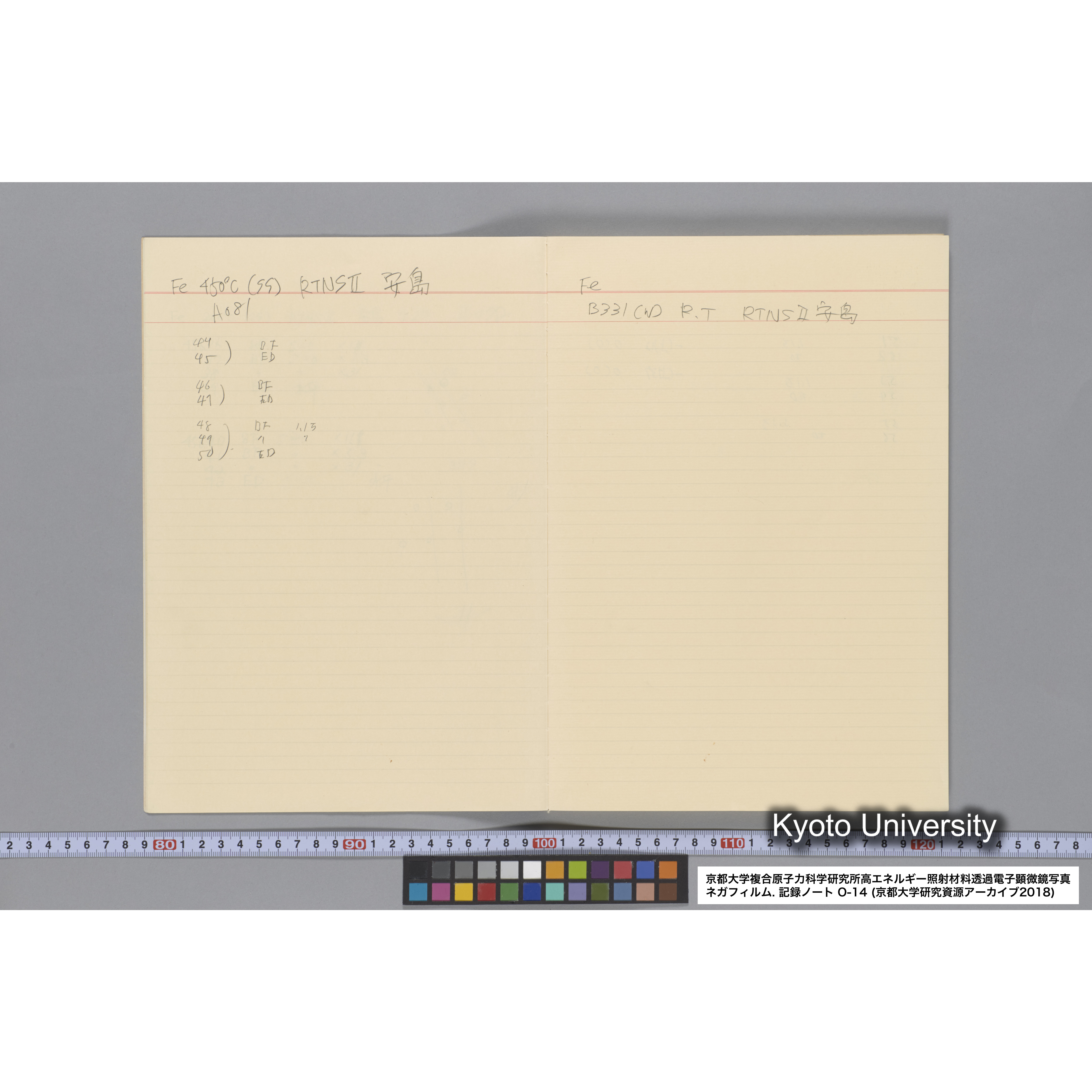 [記録ノート, Oシリーズ] 大洗 200CX No 14. 45636〜47209. (6)