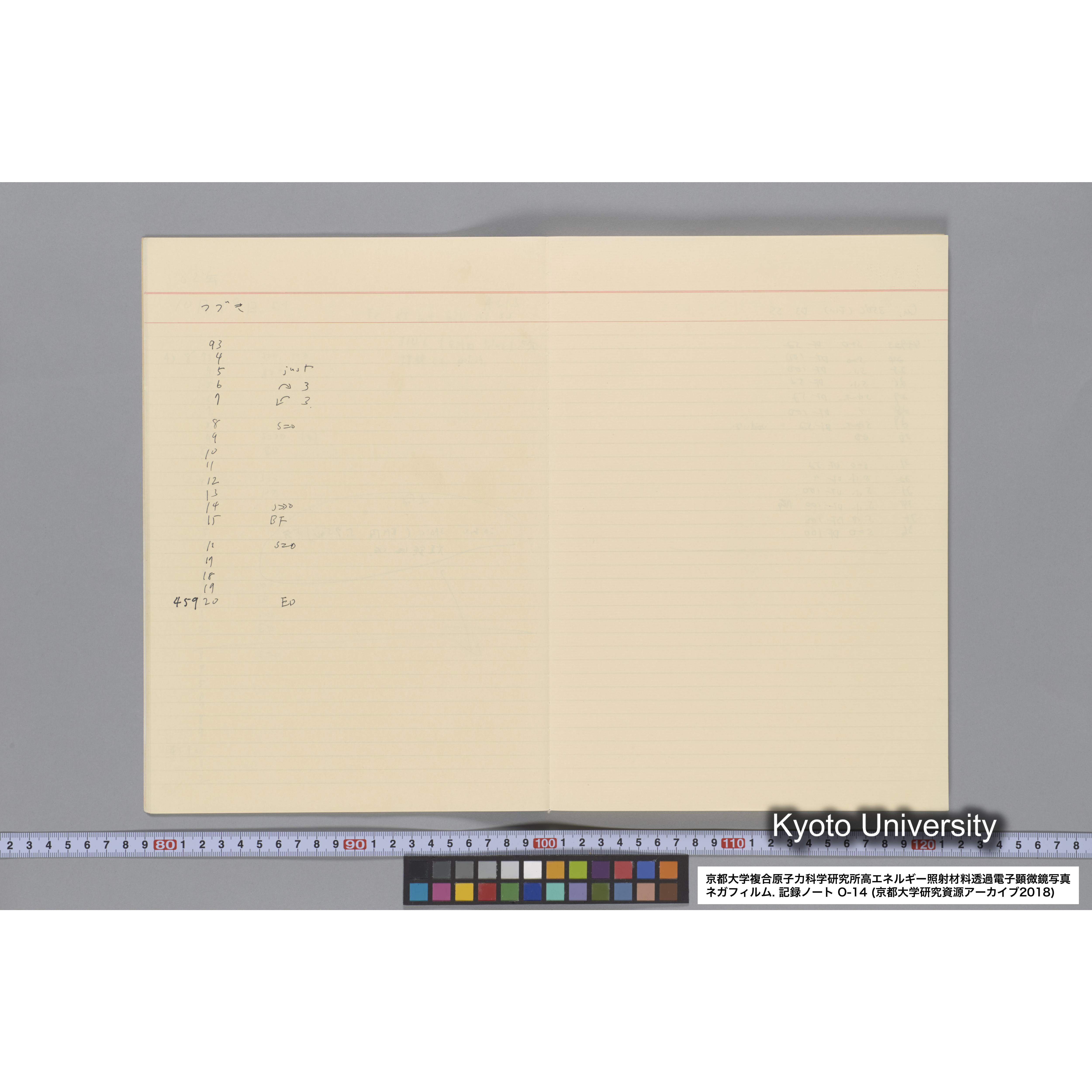 [記録ノート, Oシリーズ] 大洗 200CX No 14. 45636〜47209. (10)