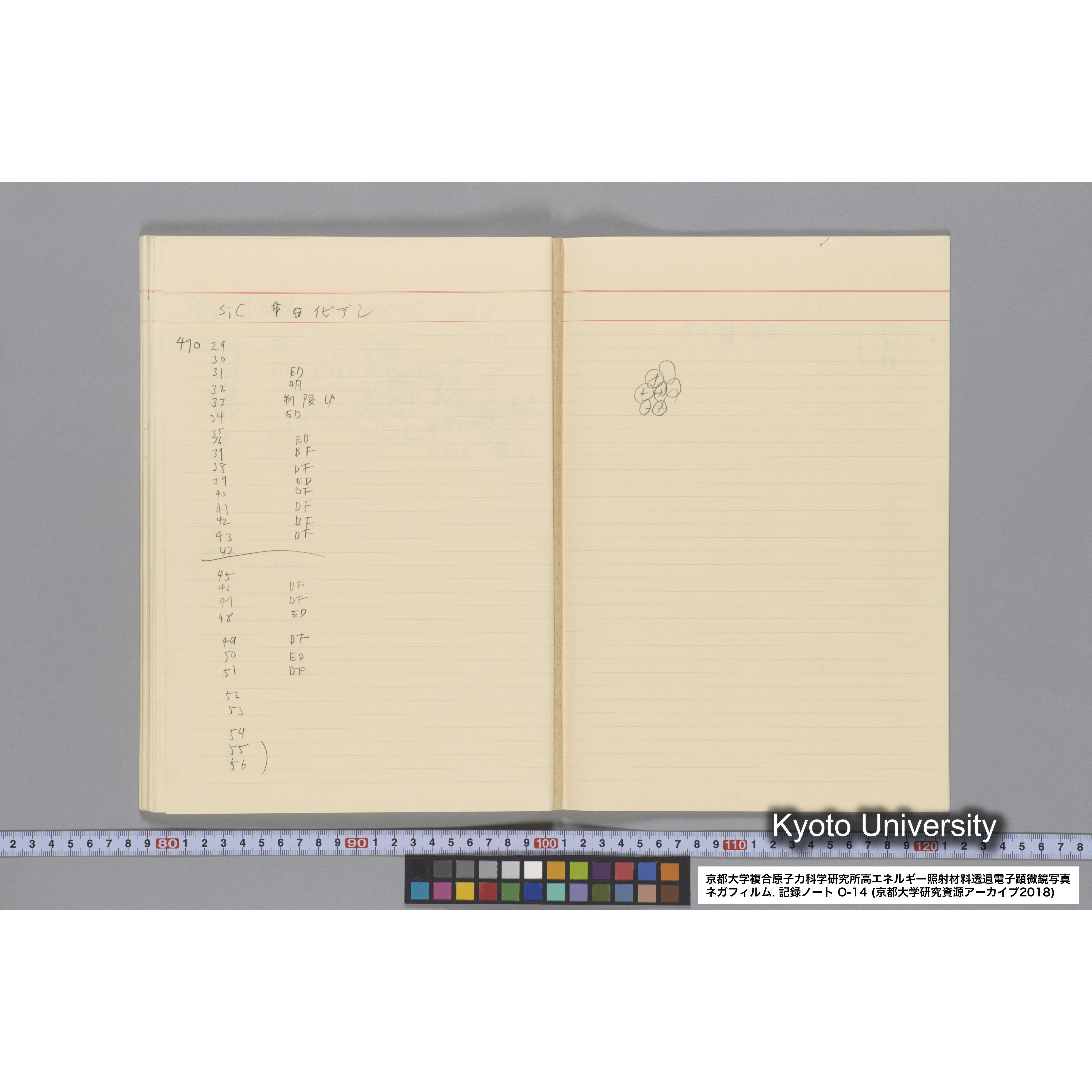 [記録ノート, Oシリーズ] 大洗 200CX No 14. 45636〜47209. (50)