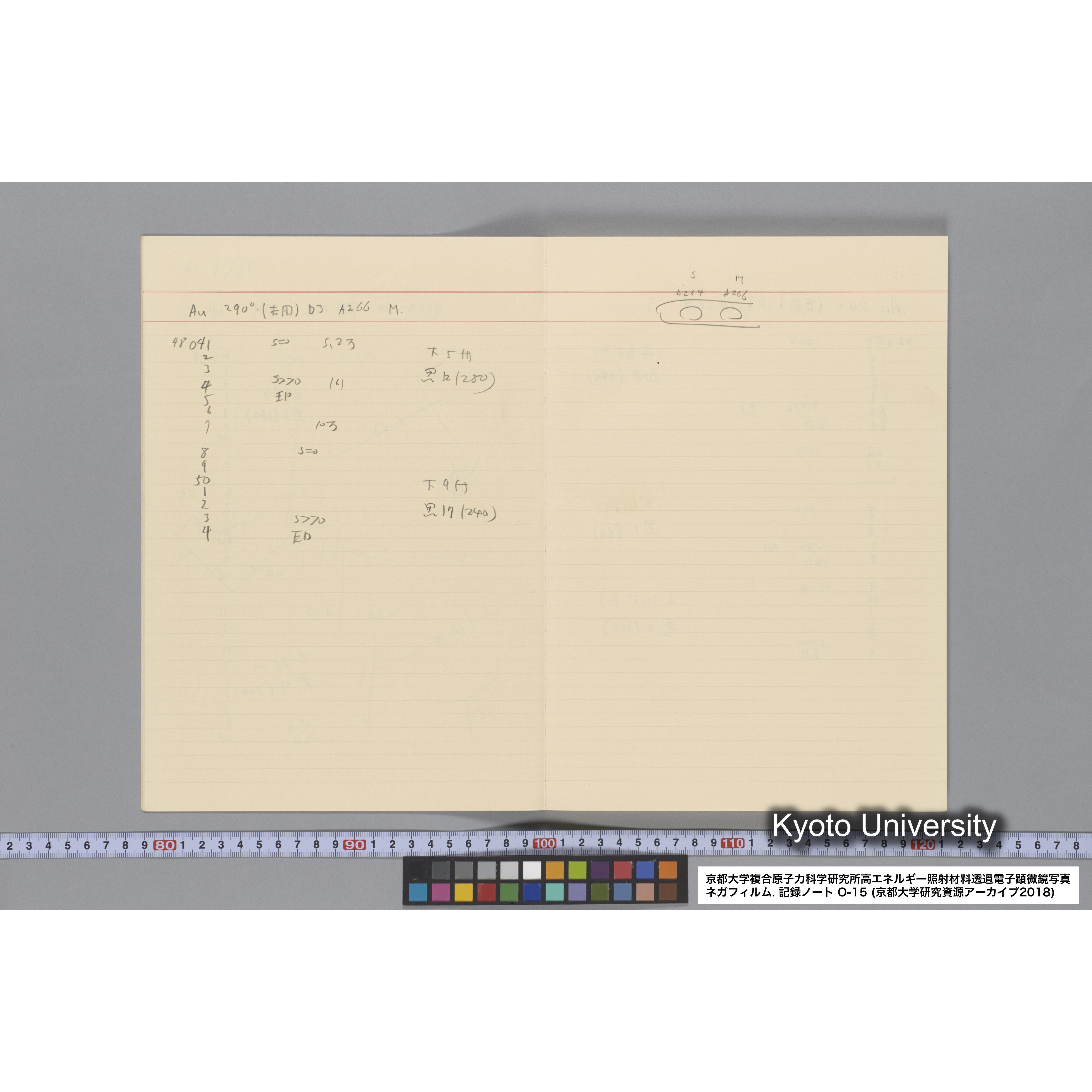 [記録ノート, Oシリーズ] 大洗 200CX No 15 1988/1/25〜. 48014〜. (6)