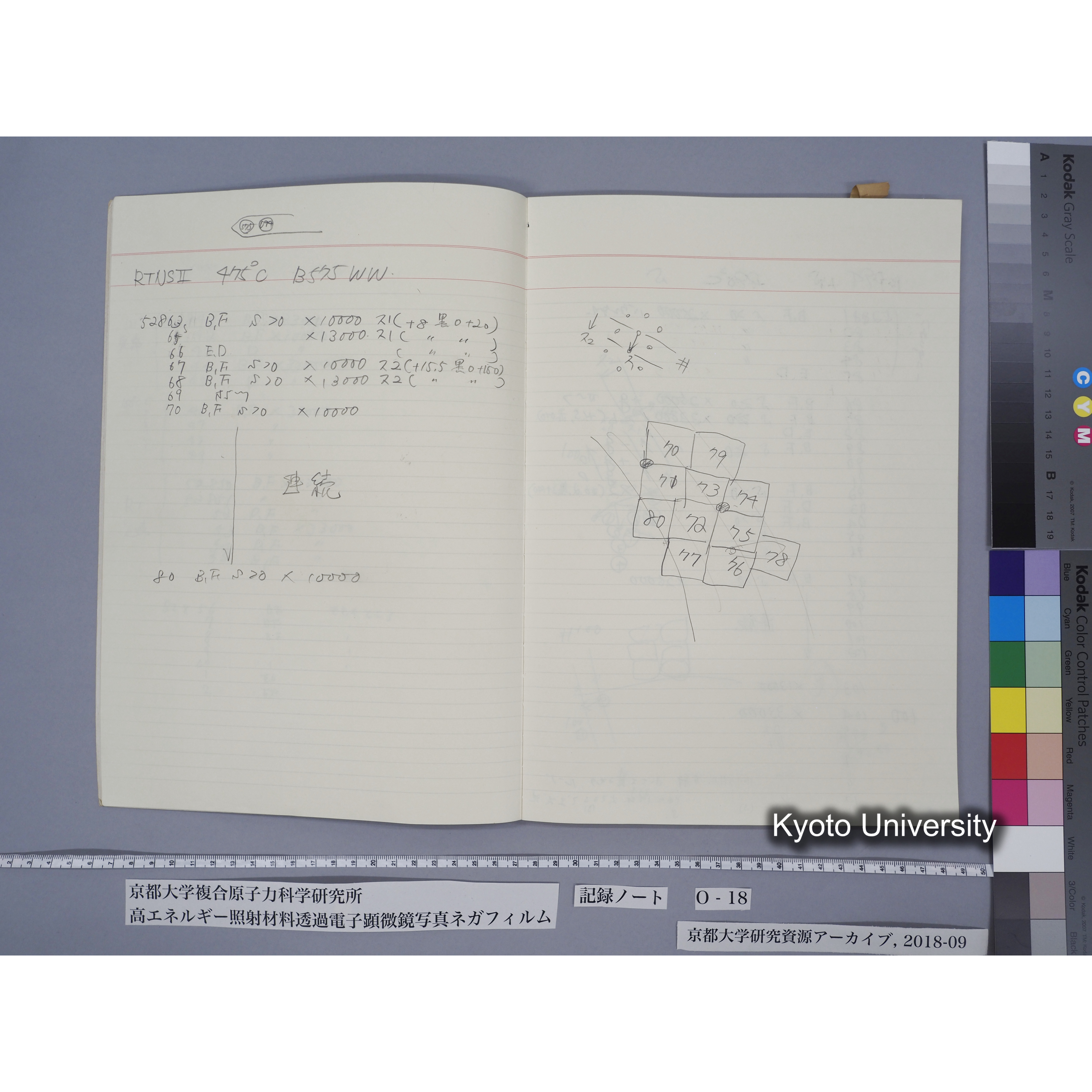[記録ノート, Oシリーズ] 大洗O-18 S63.11.30〜H.1.6.9. 52826〜56571. (6)