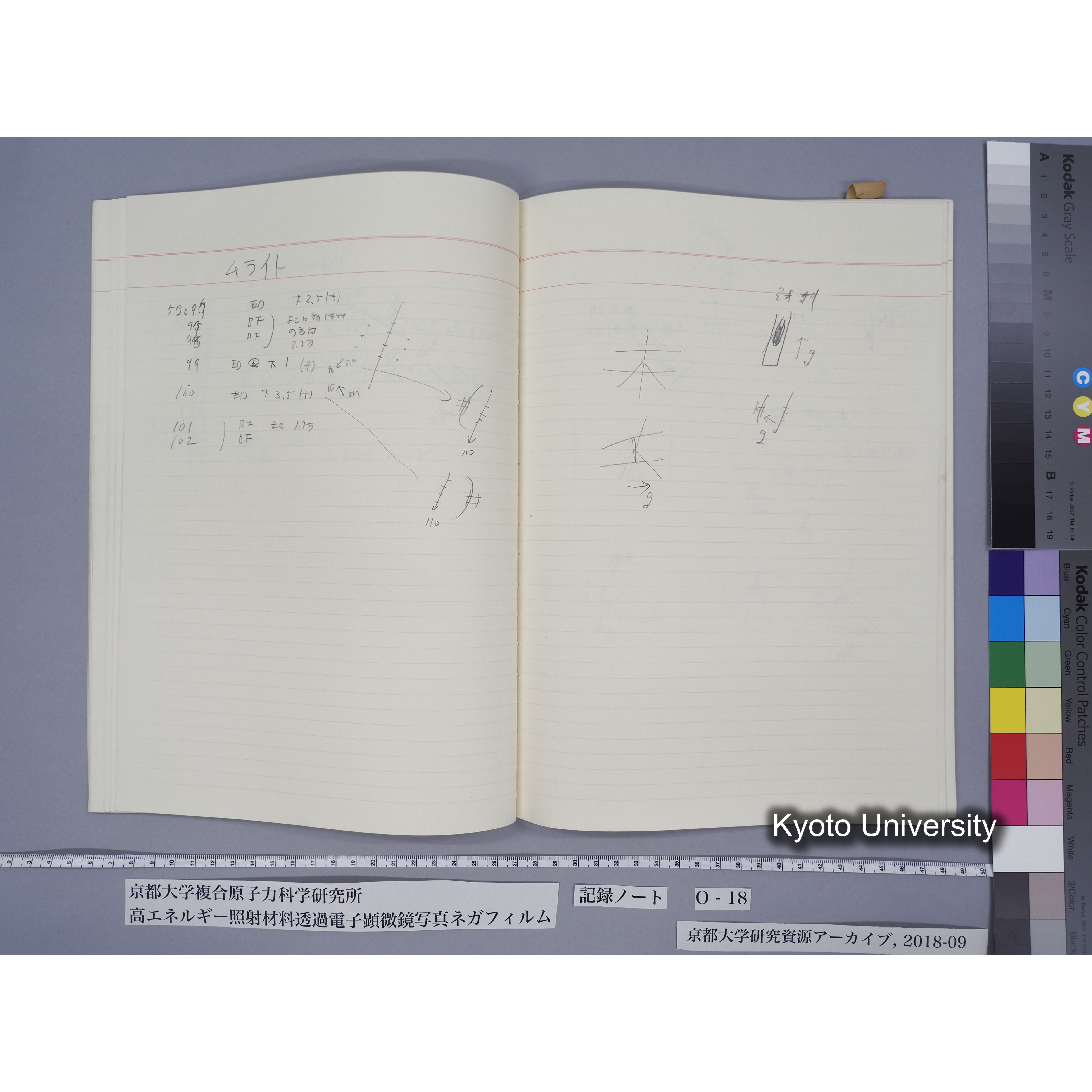 [記録ノート, Oシリーズ] 大洗O-18 S63.11.30〜H.1.6.9. 52826〜56571. (23)