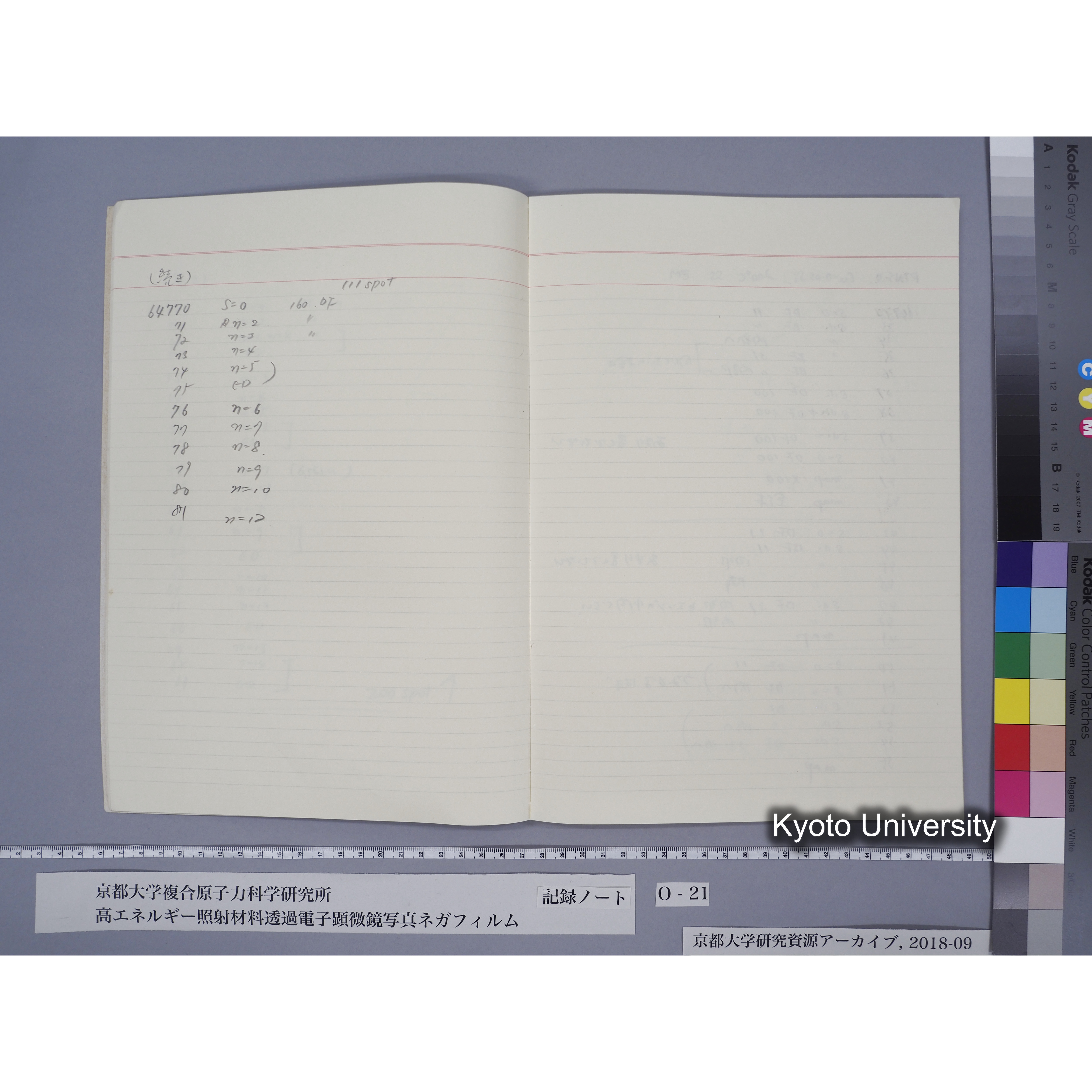 [記録ノート, Oシリーズ] O-21 平成2年9月10日→平成3年2月6日. (9)
