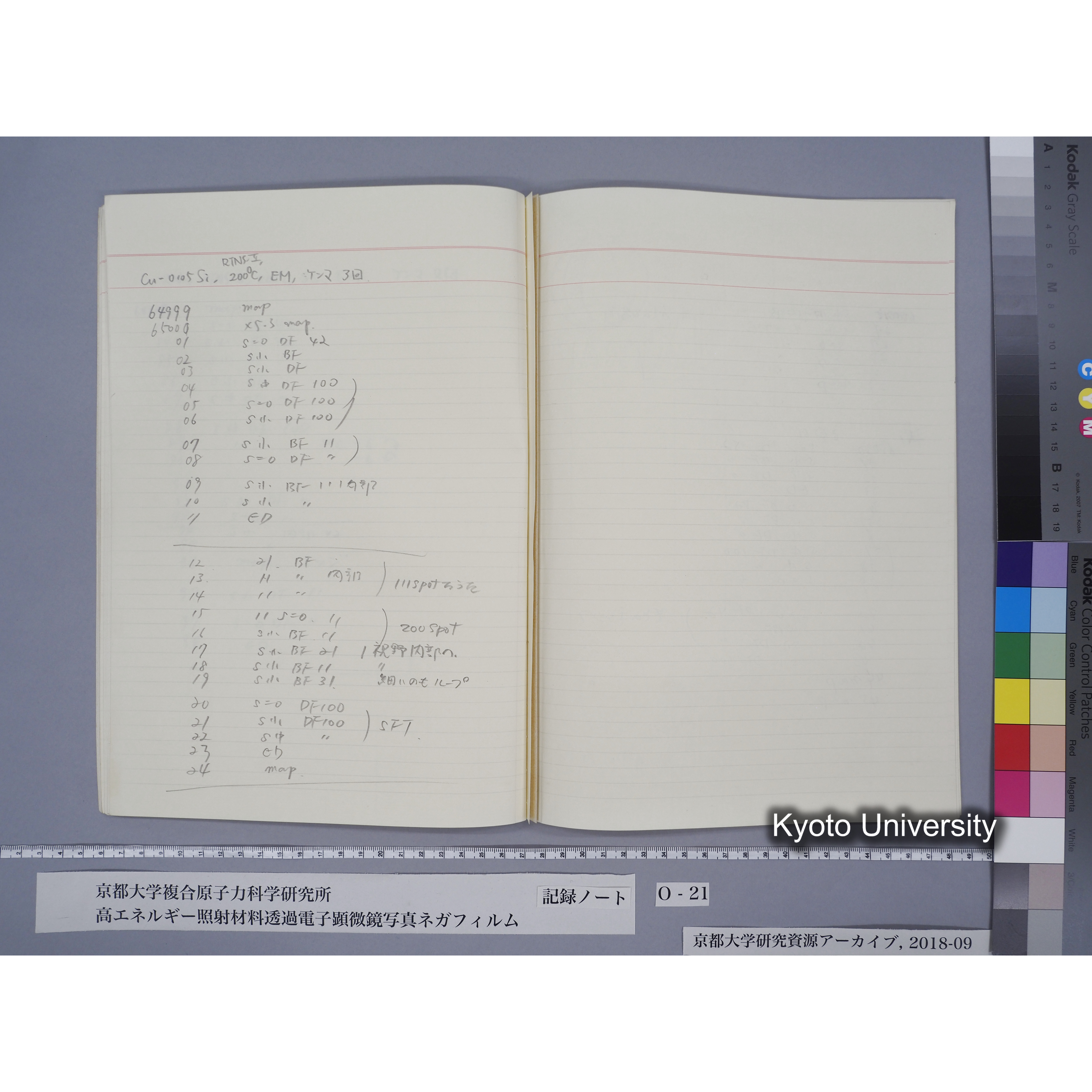 [記録ノート, Oシリーズ] O-21 平成2年9月10日→平成3年2月6日. (17)