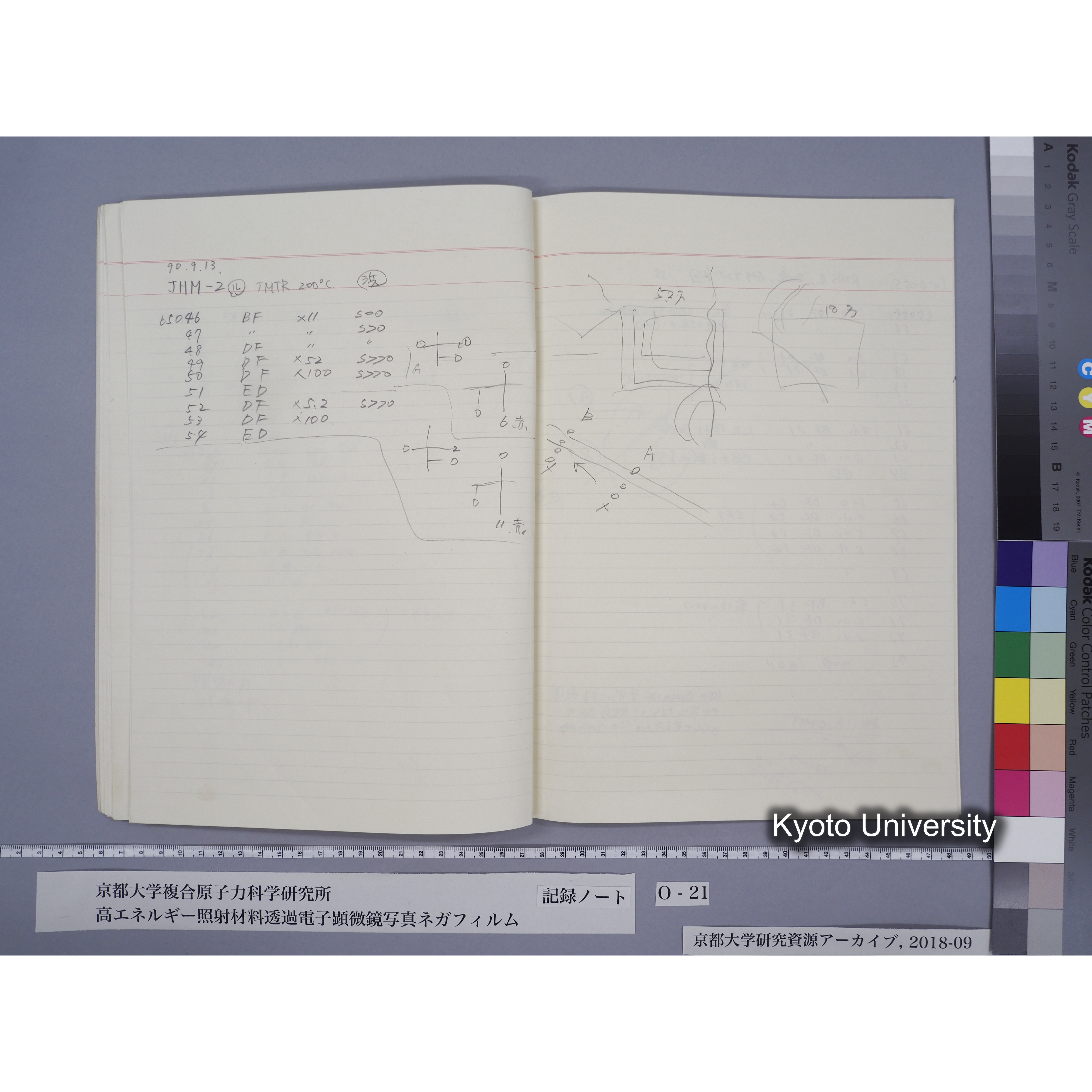 [記録ノート, Oシリーズ] O-21 平成2年9月10日→平成3年2月6日. (19)