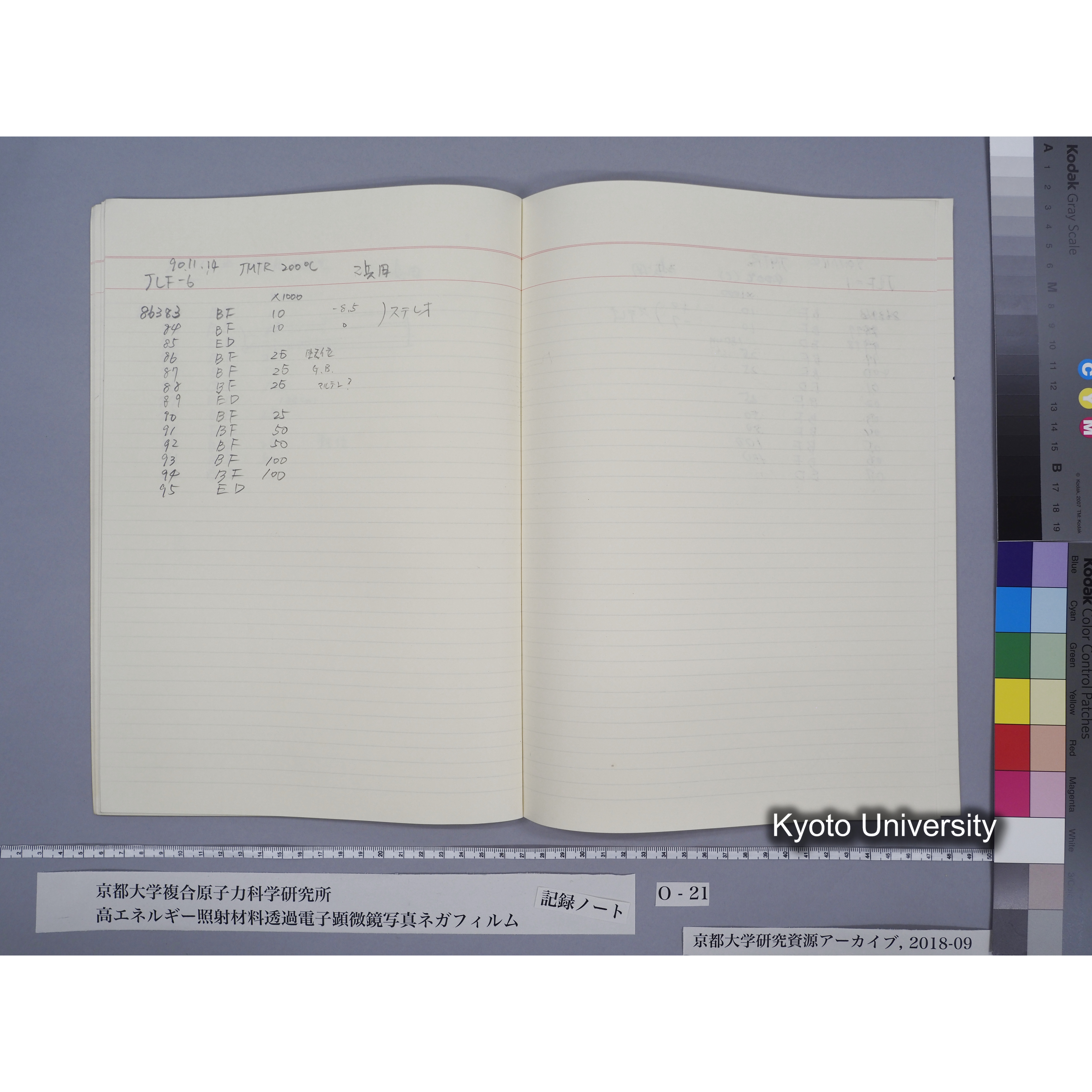 [記録ノート, Oシリーズ] O-21 平成2年9月10日→平成3年2月6日. (29)