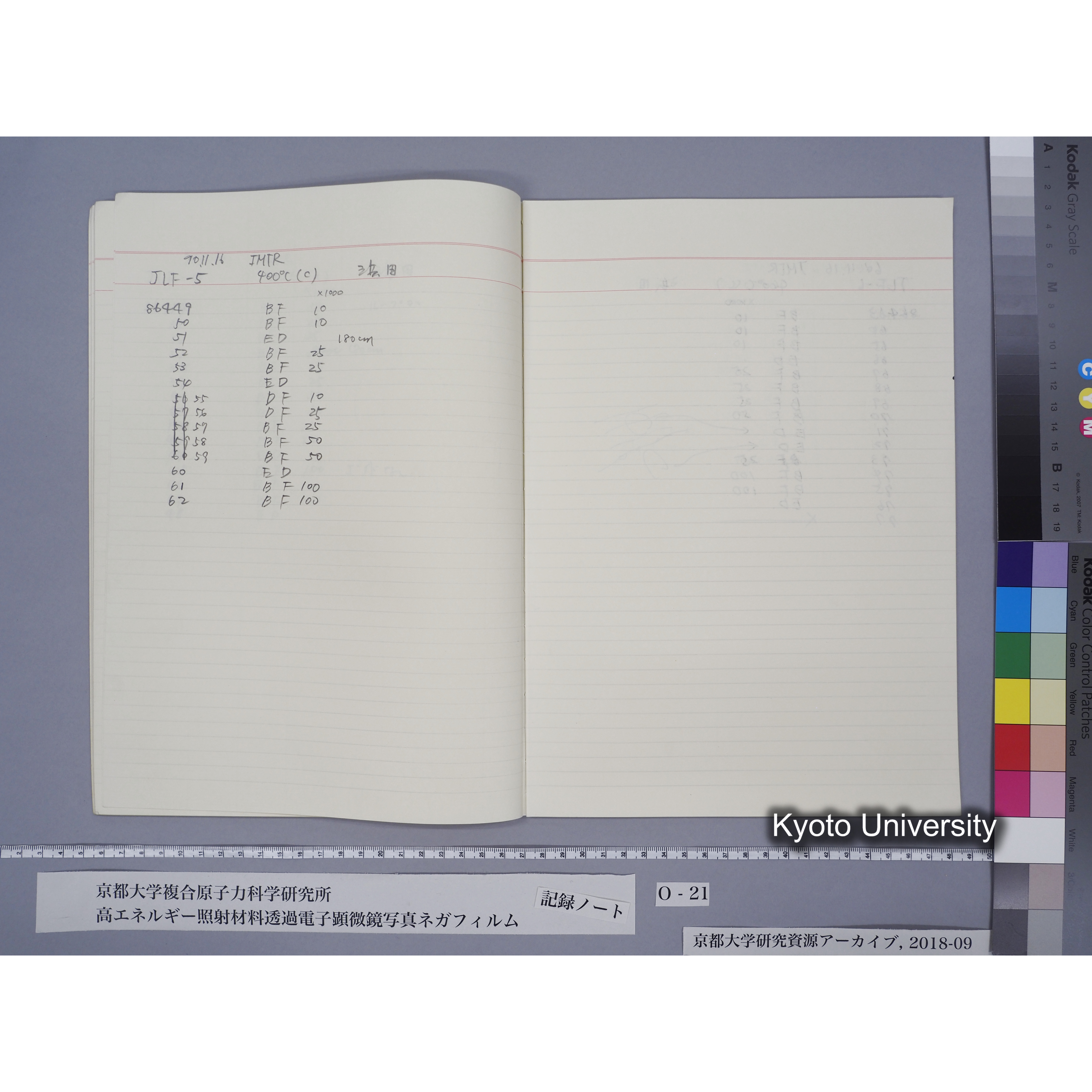 [記録ノート, Oシリーズ] O-21 平成2年9月10日→平成3年2月6日. (34)