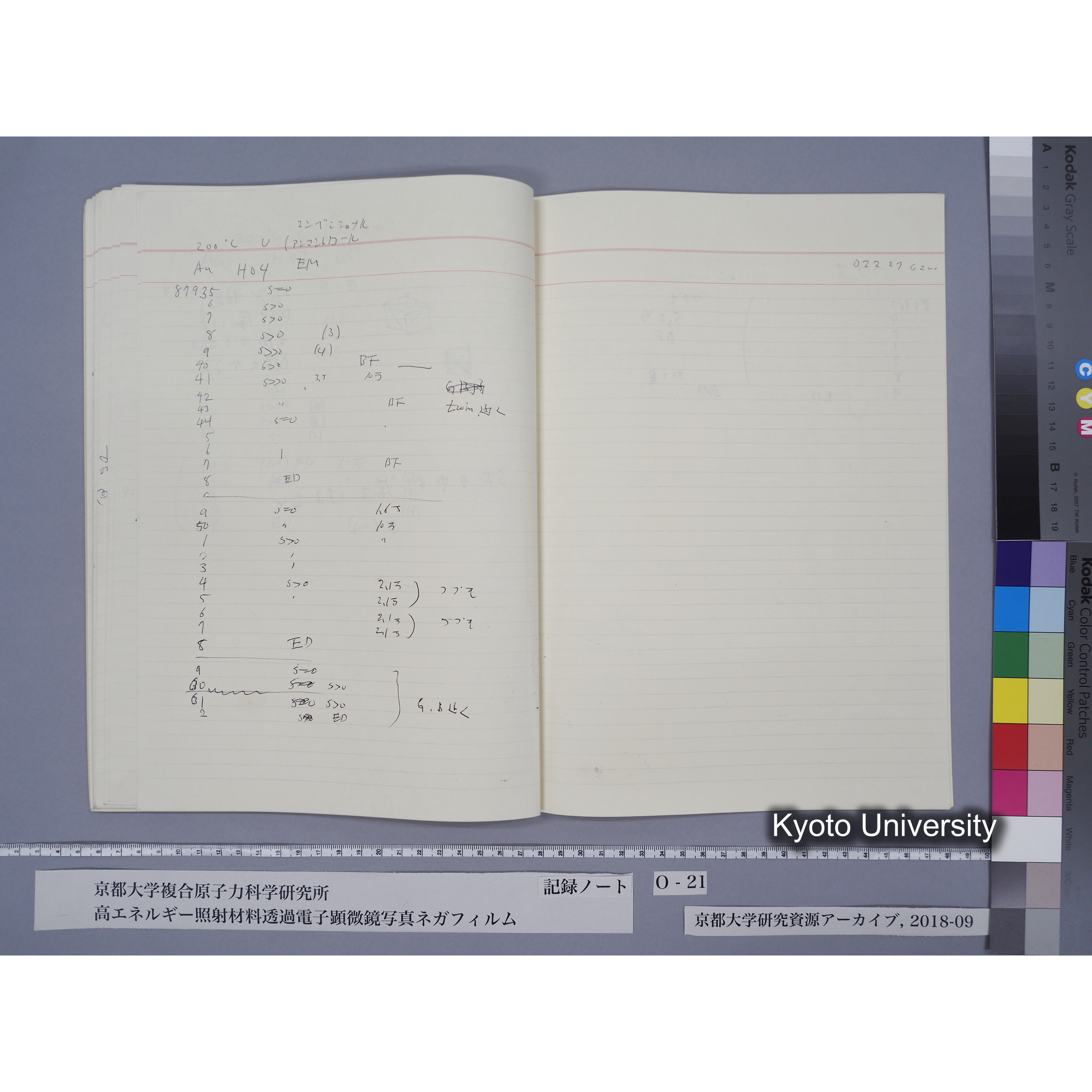 [記録ノート, Oシリーズ] O-21 平成2年9月10日→平成3年2月6日. (48)