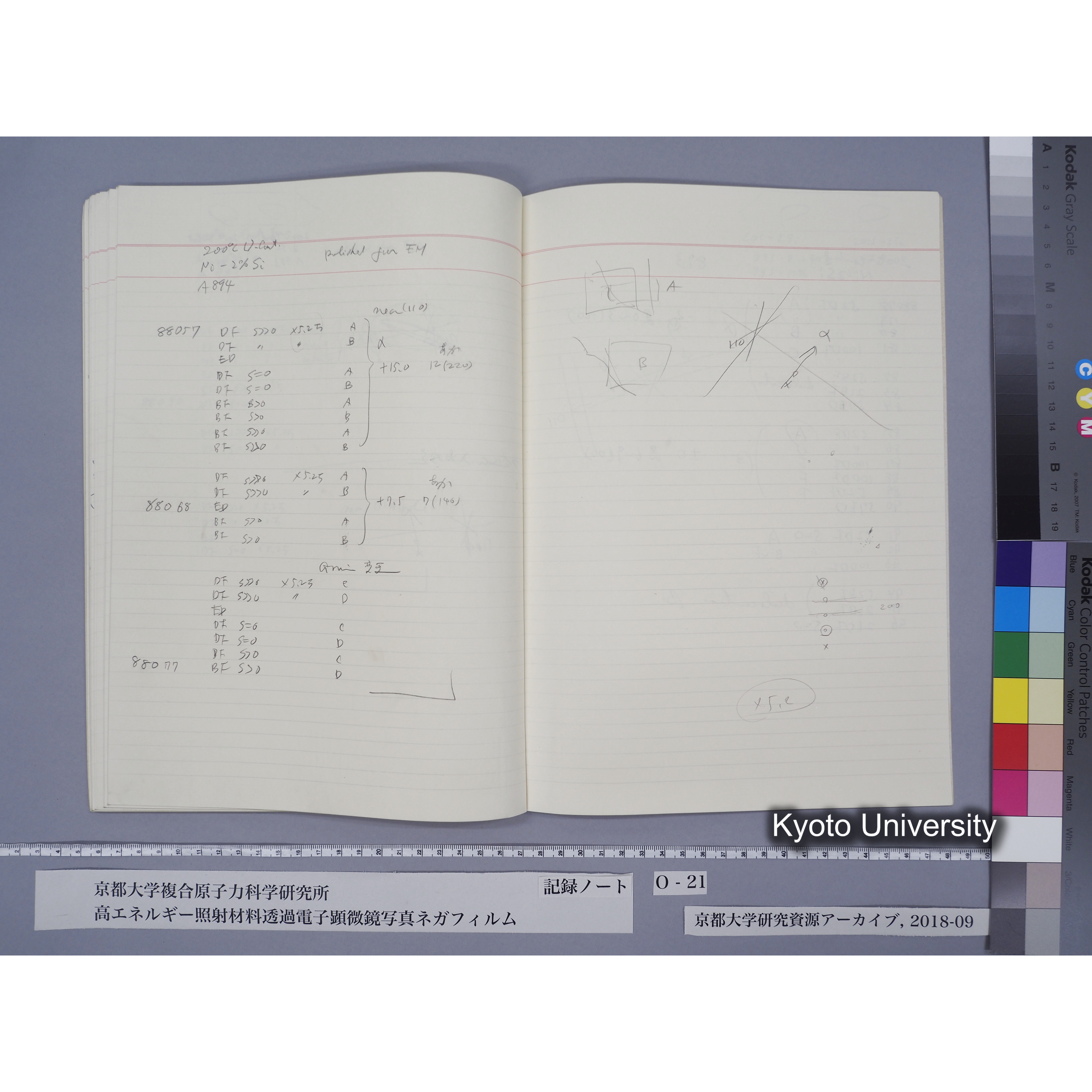 [記録ノート, Oシリーズ] O-21 平成2年9月10日→平成3年2月6日. (55)