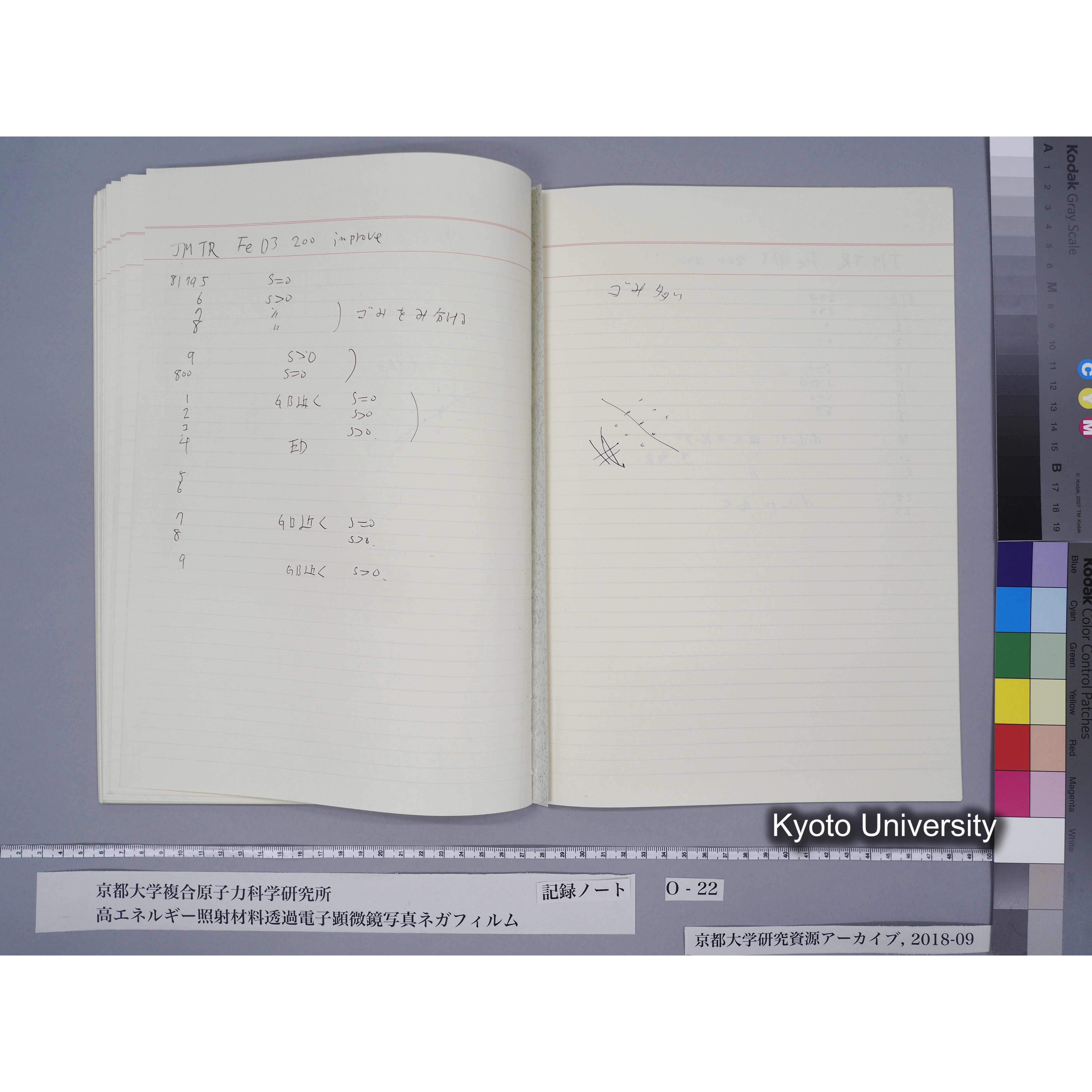 [記録ノート, Oシリーズ] O-22 平成3年2月6日→. (49)