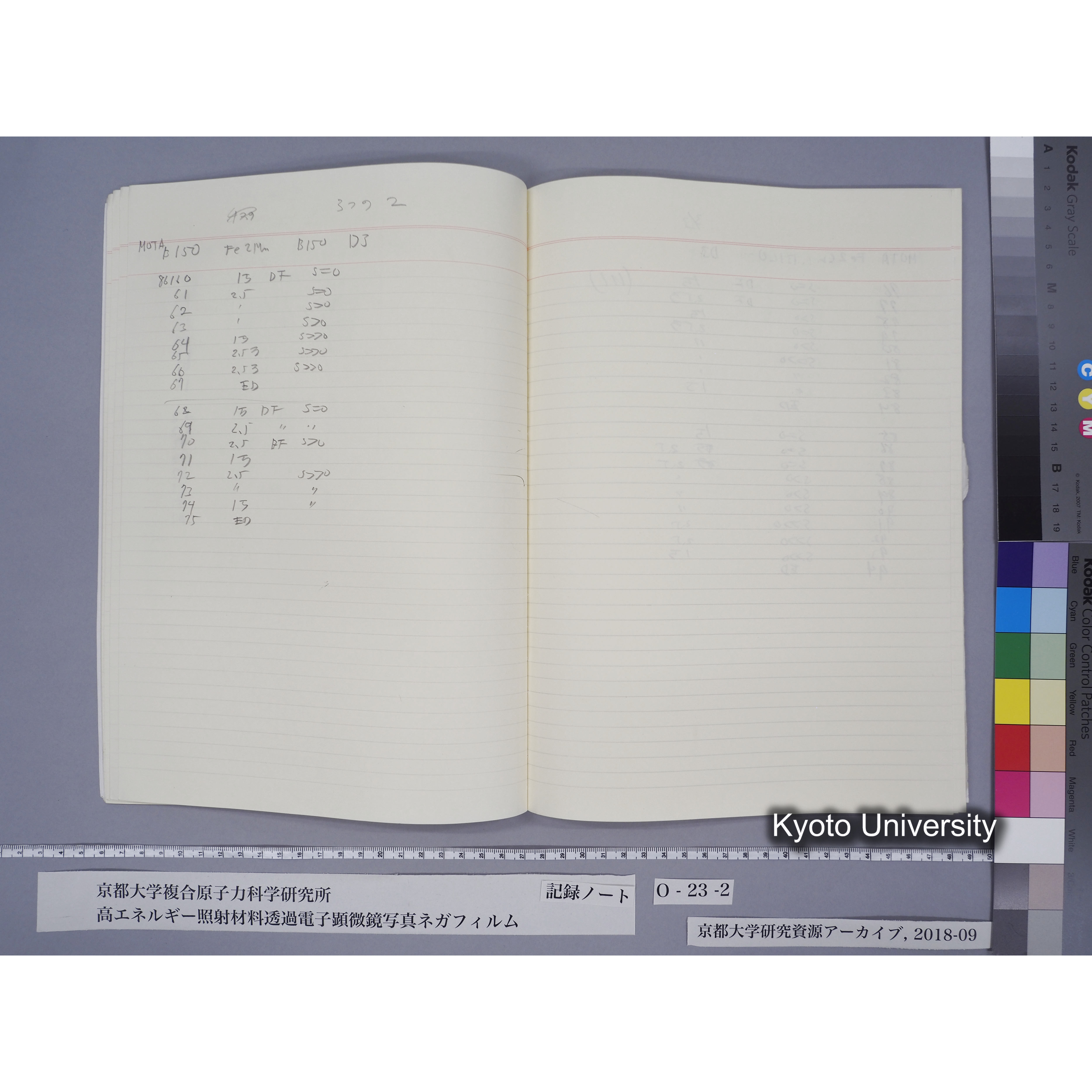 [記録ノート, Oシリーズ] O-23 (下). (15)