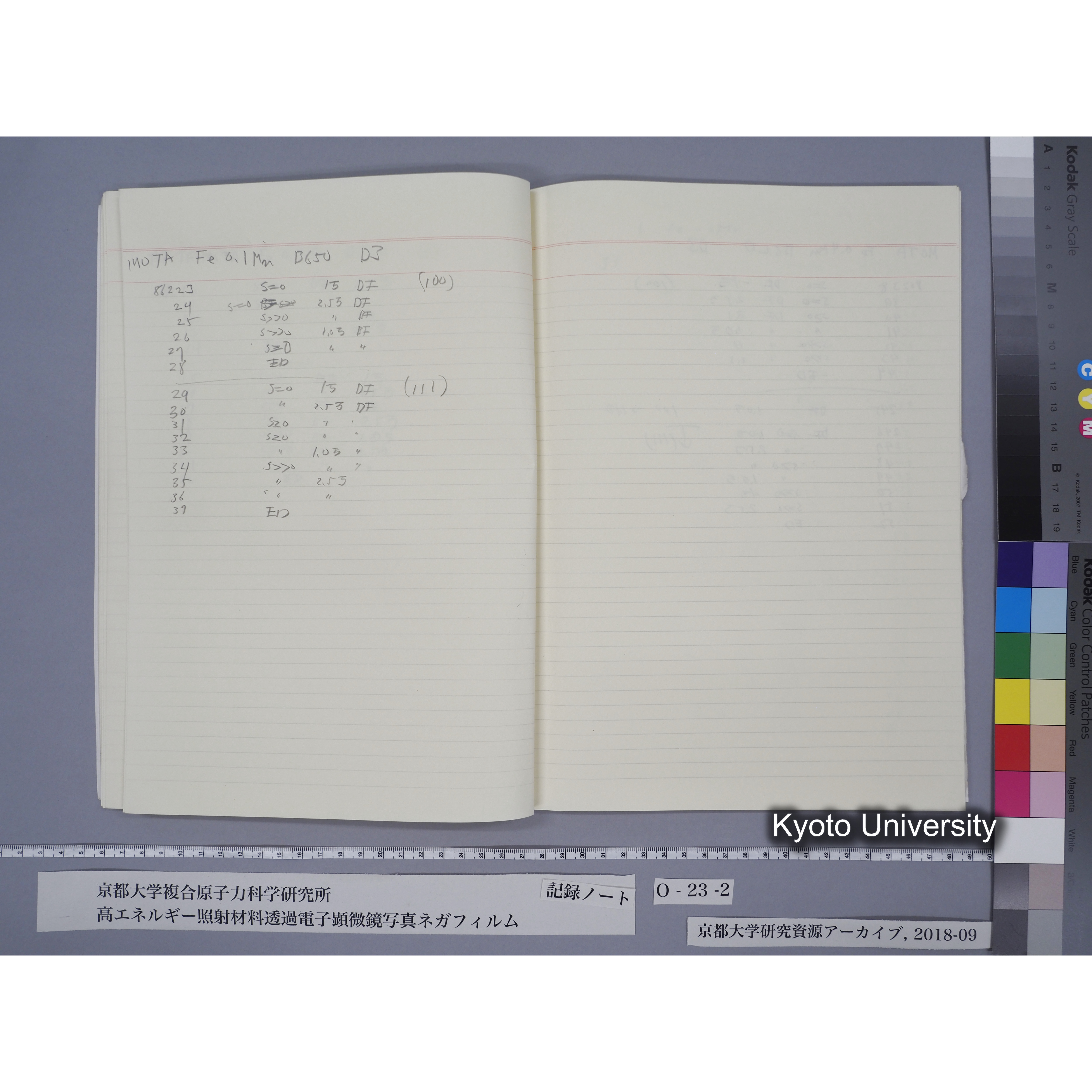 [記録ノート, Oシリーズ] O-23 (下). (19)