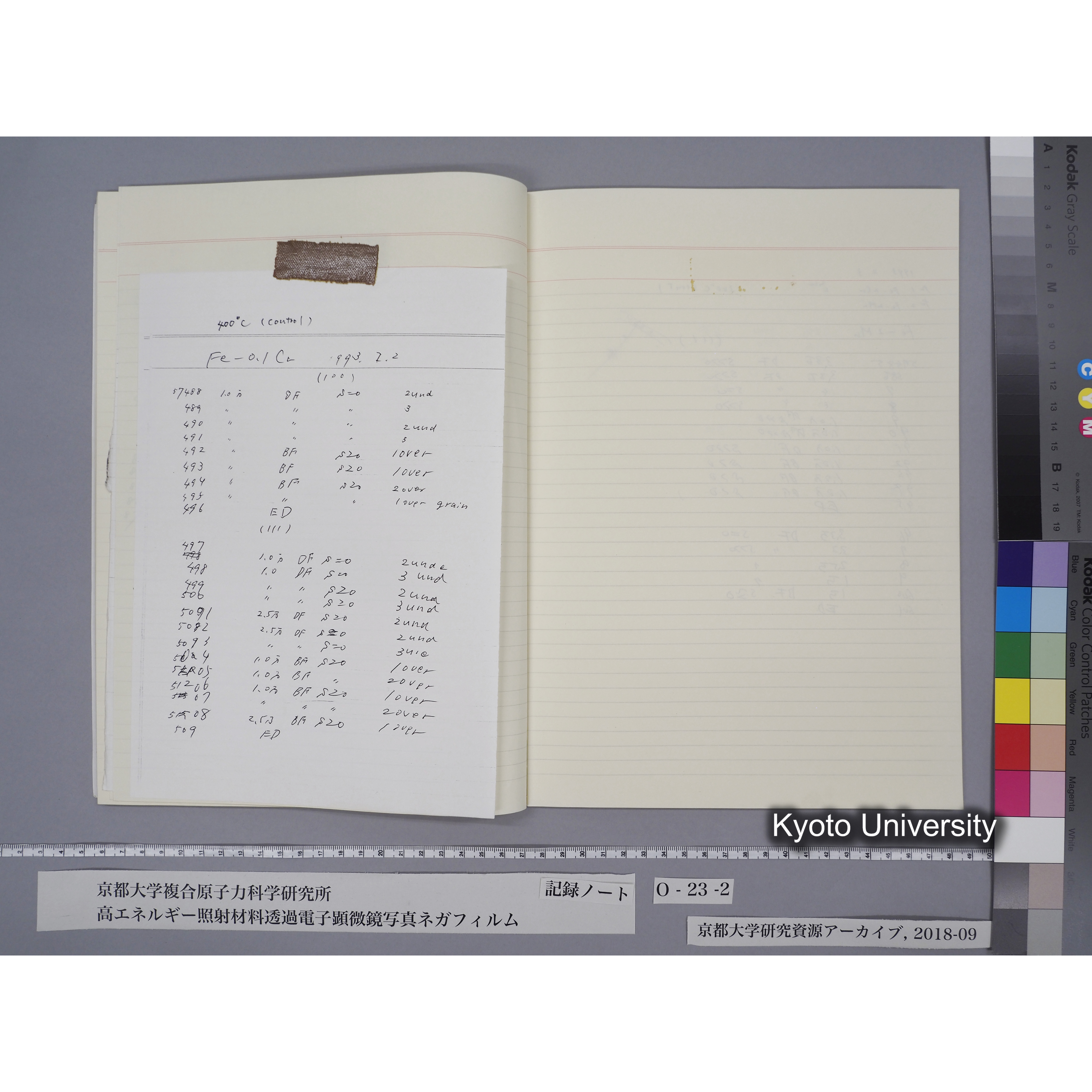 [記録ノート, Oシリーズ] O-23 (下). (41)