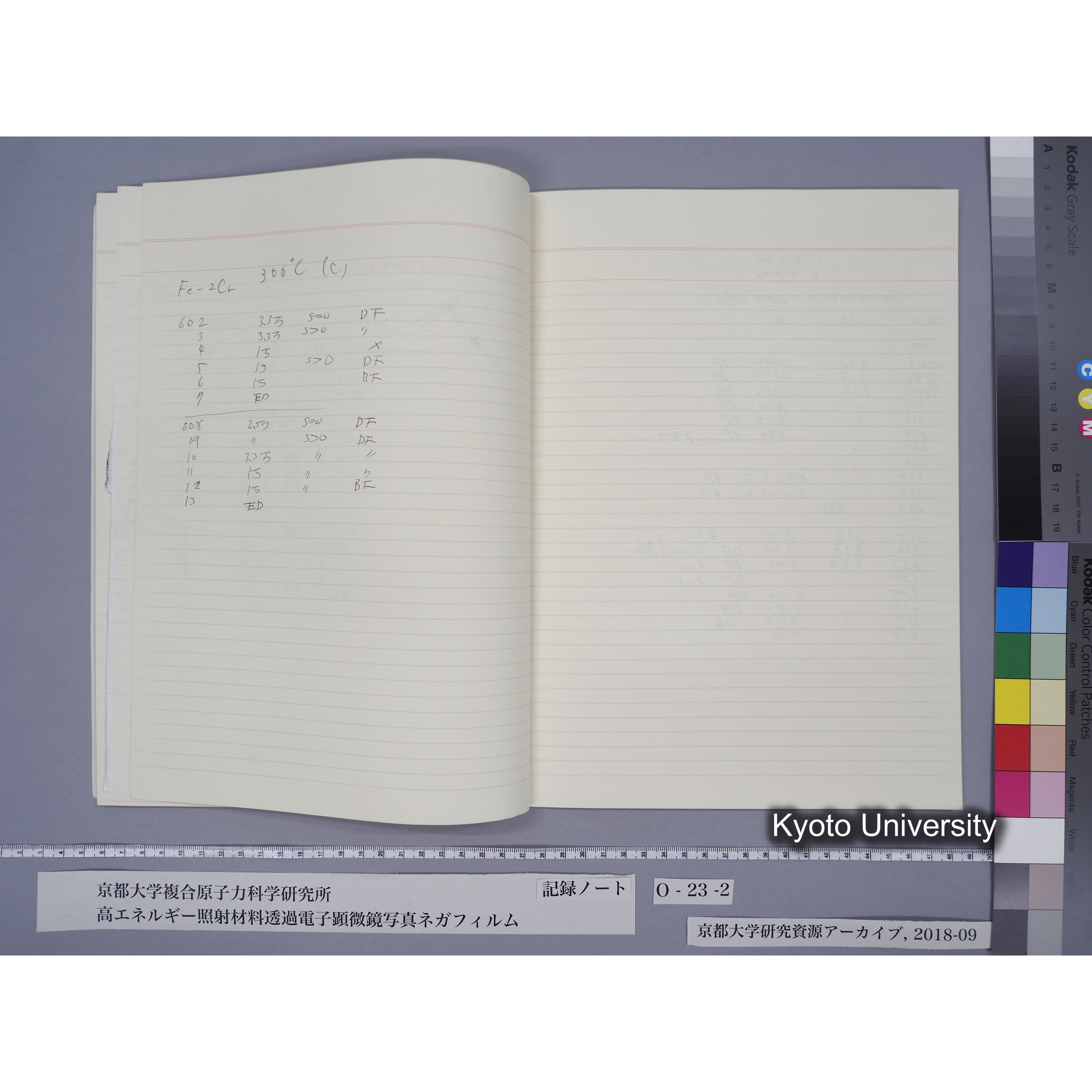 [記録ノート, Oシリーズ] O-23 (下). (44)