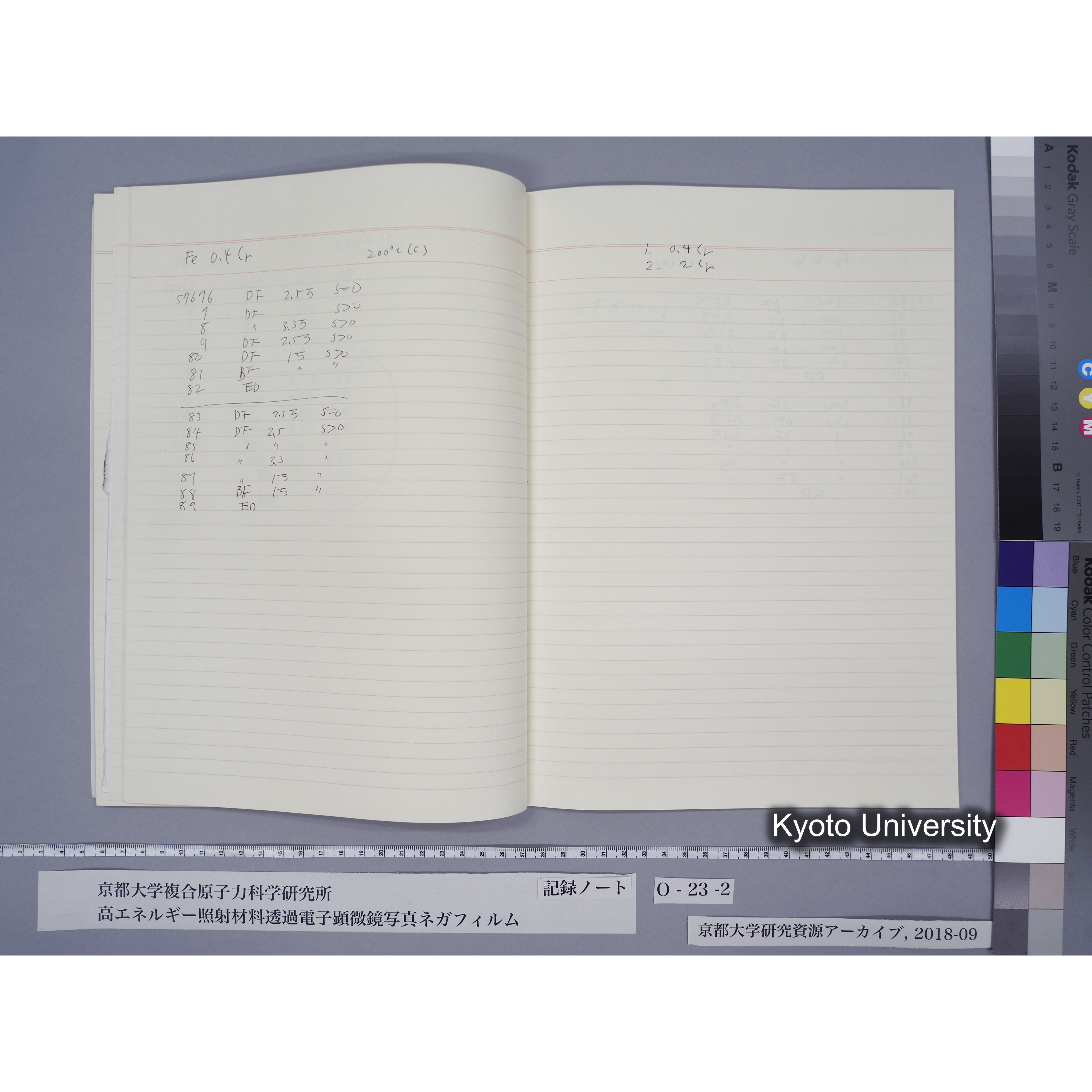 [記録ノート, Oシリーズ] O-23 (下). (49)