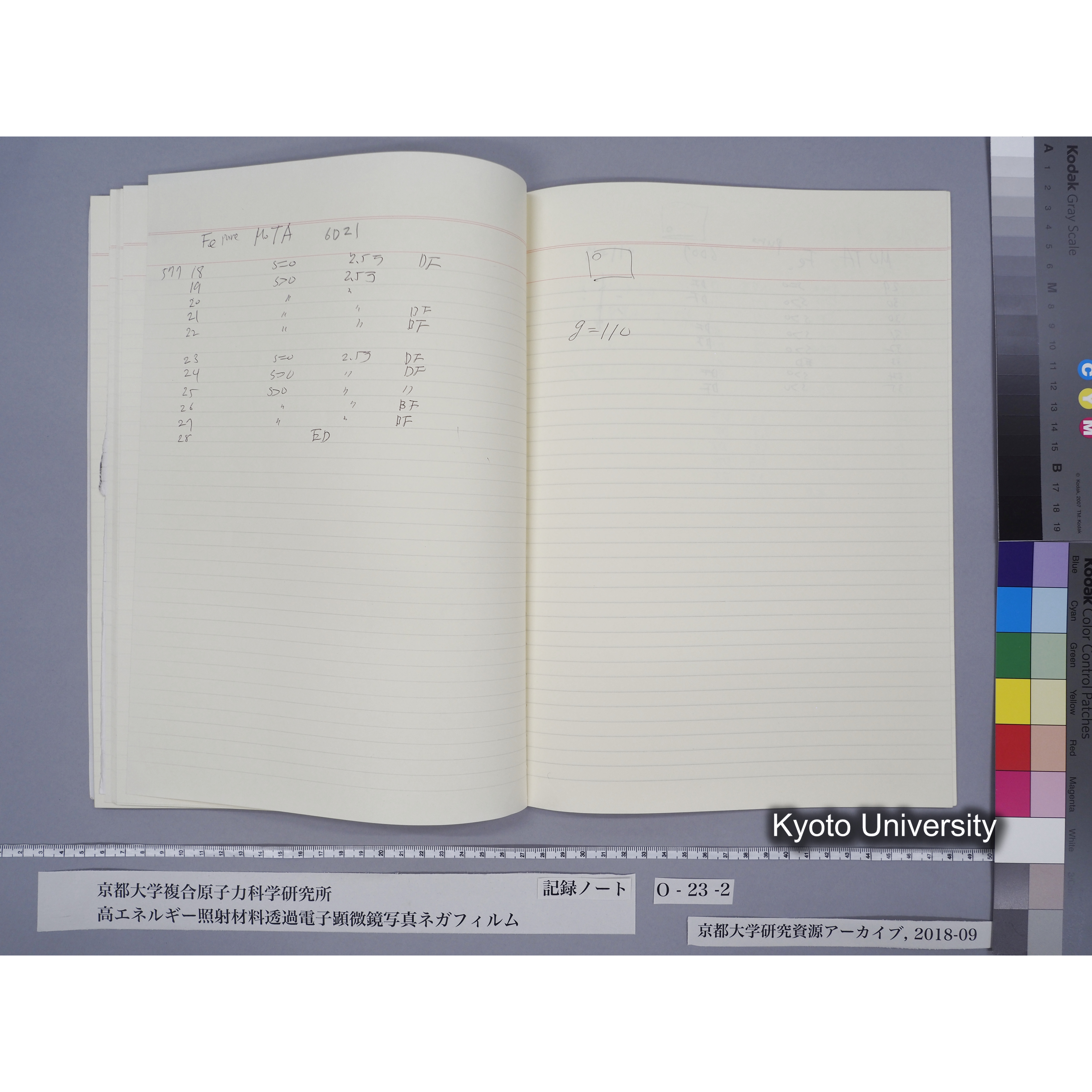 [記録ノート, Oシリーズ] O-23 (下). (53)