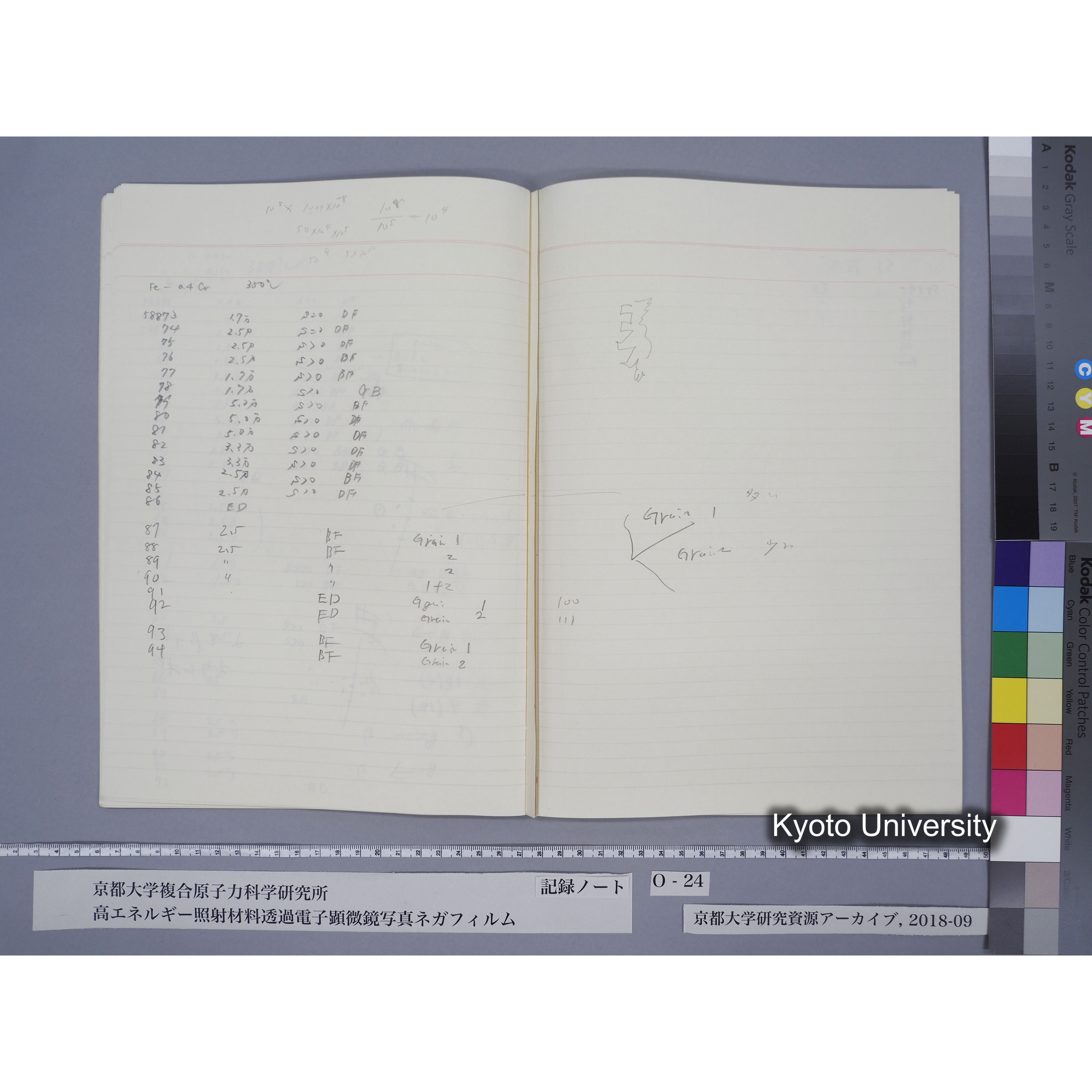 [記録ノート, Oシリーズ] O-24 [抹消「実験ノート」ほか] part2. (13)