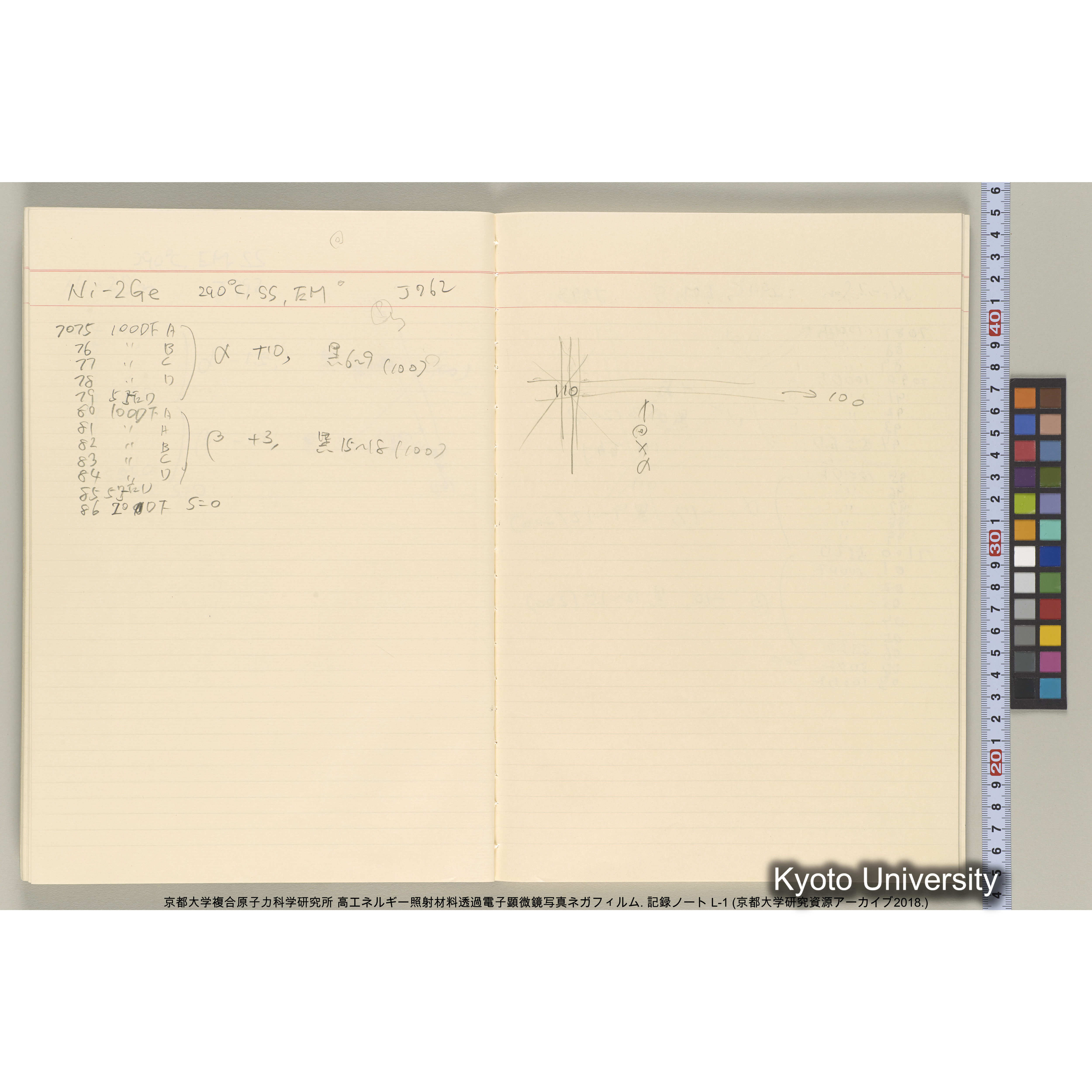 [記録ノート, Lシリーズ] 大洗200CX EMノート L1 北大. 6735～7783. (21)
